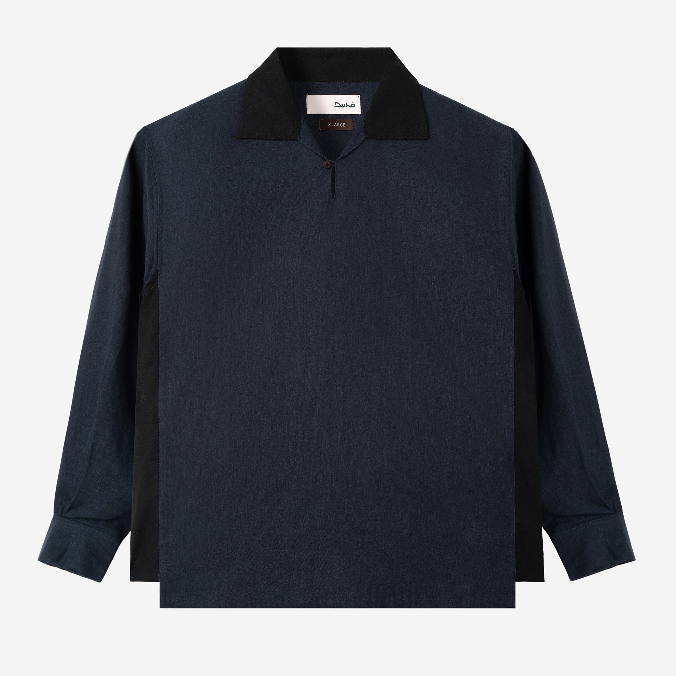 FACTORY SALE - Dhia Pull-Over Shirt Long Sleeve - Navy Night
