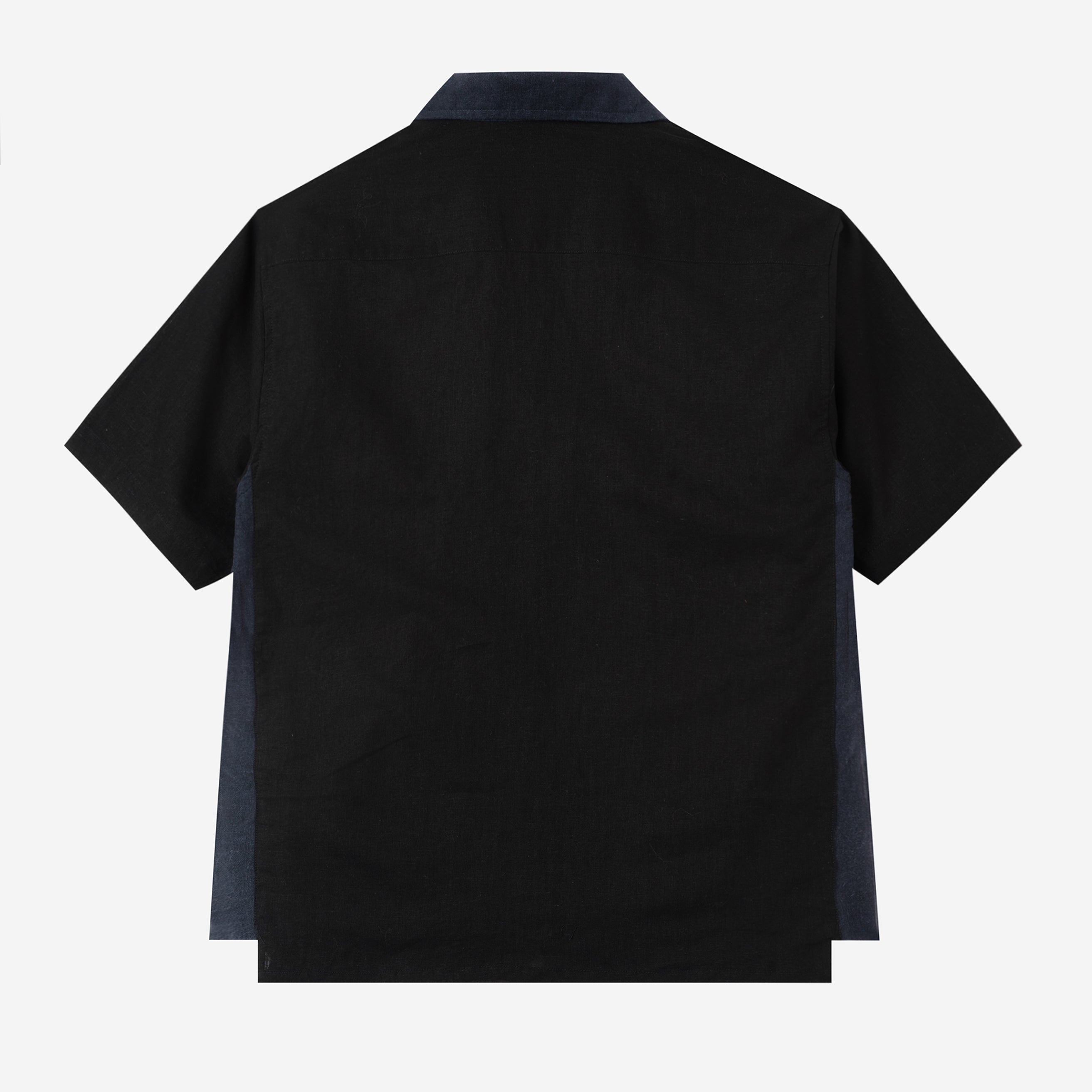 FACTORY SALE - Dhia Pull-Over Shirt Short Sleeve - Black Night