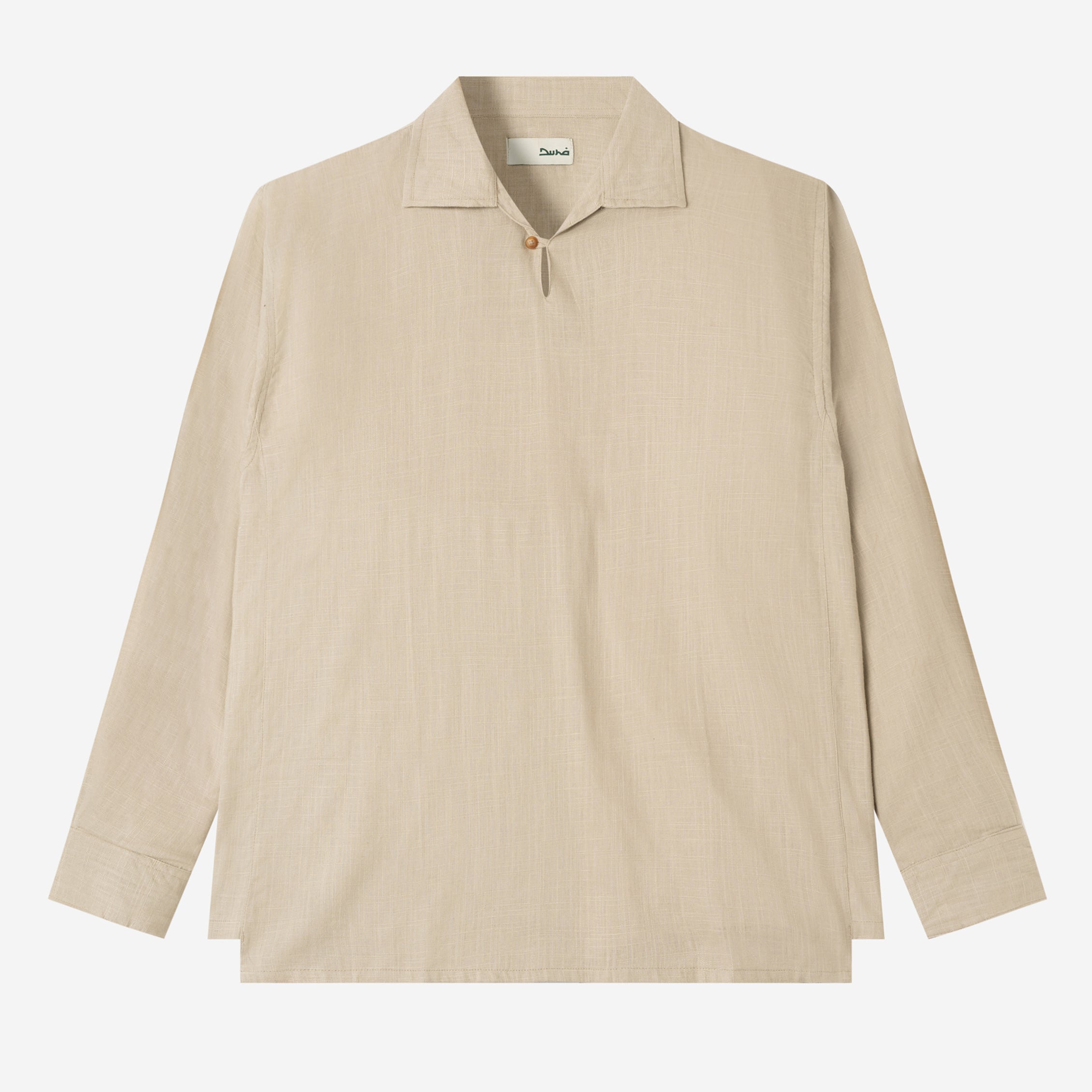 FACTORY SALE - Dhia Pull-Over Shirt Long Sleeve - Sand