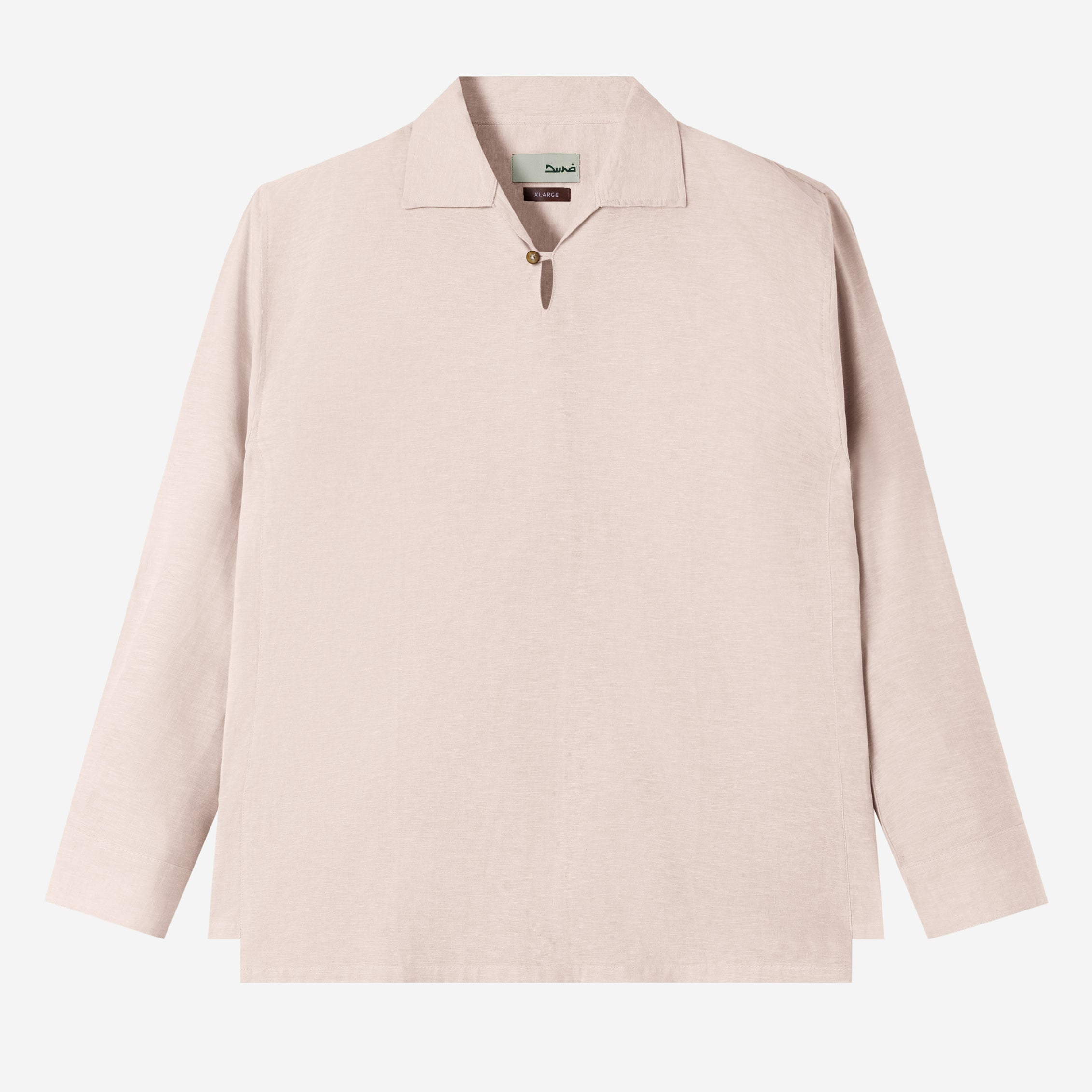 FACTORY SALE - Dhia Pull-Over Shirt Long Sleeve - Salmon