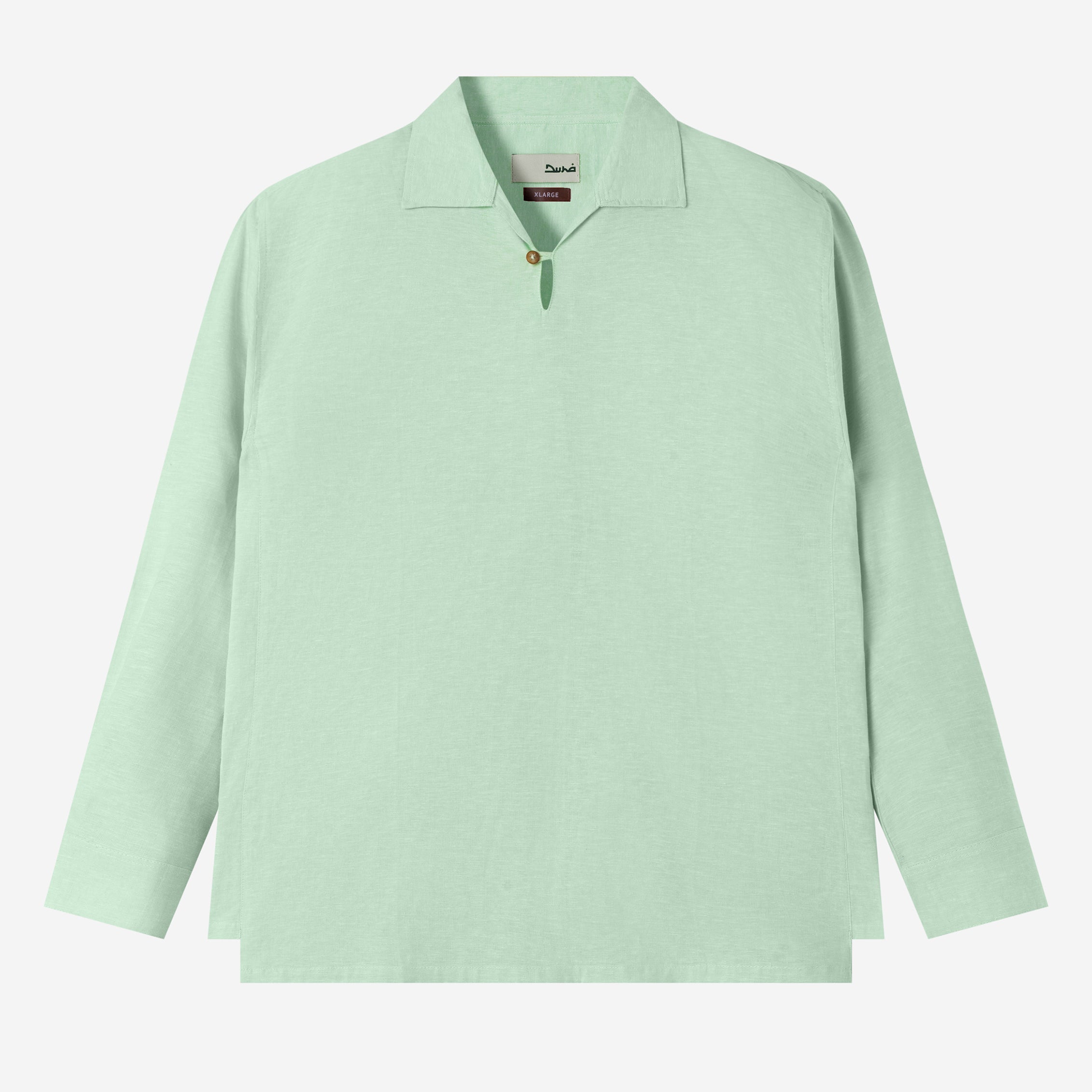 FACTORY SALE - Dhia Pull-Over Shirt Long Sleeve - Mint