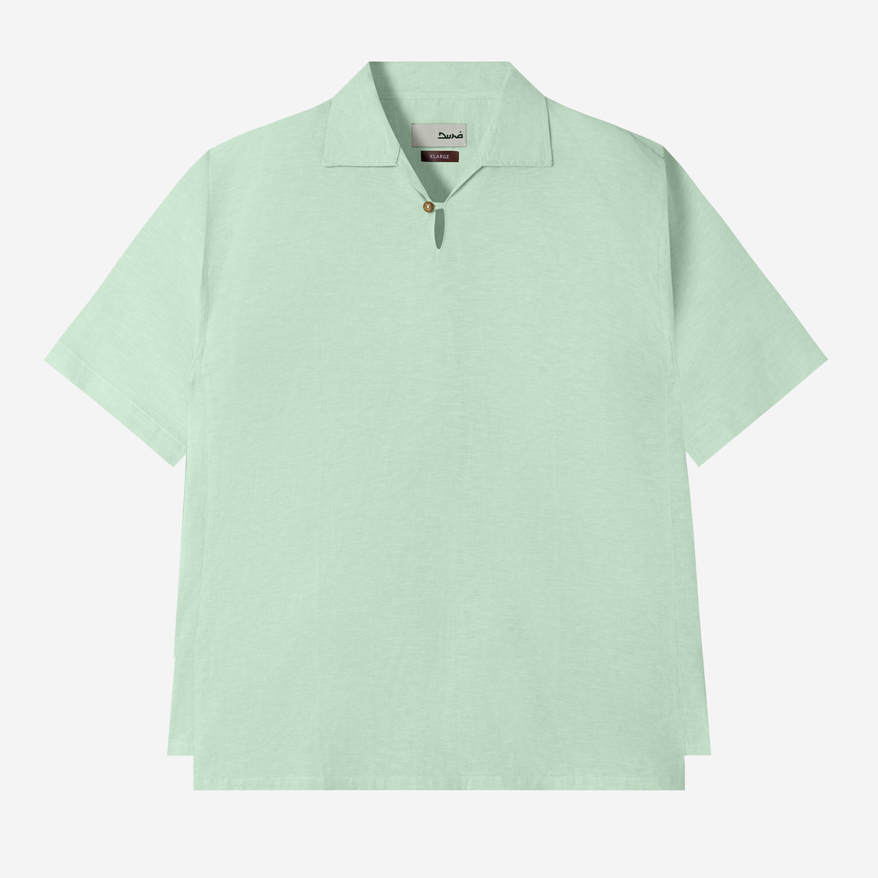 FACTORY SALE - Dhia Pull-Over Shirt Short Sleeve - Mint