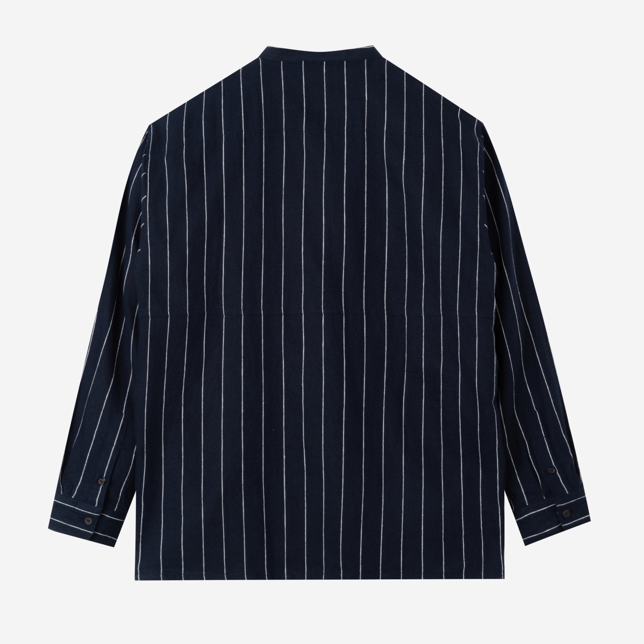 FACTORY SALE - Baraa Shirt Long Sleeve - Navy Stripe