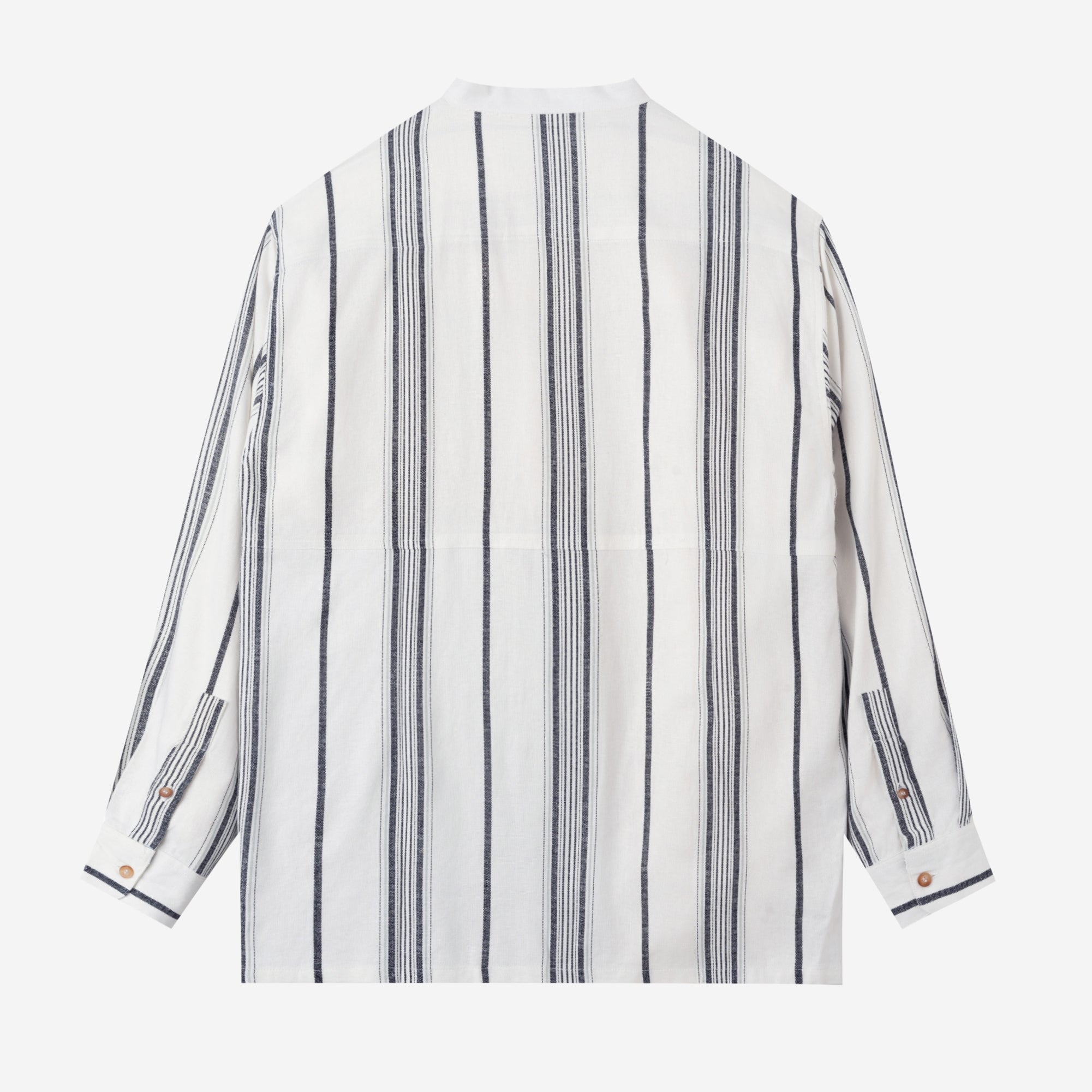 FACTORY SALE - Baraa Shirt Long Sleeve - White Black
