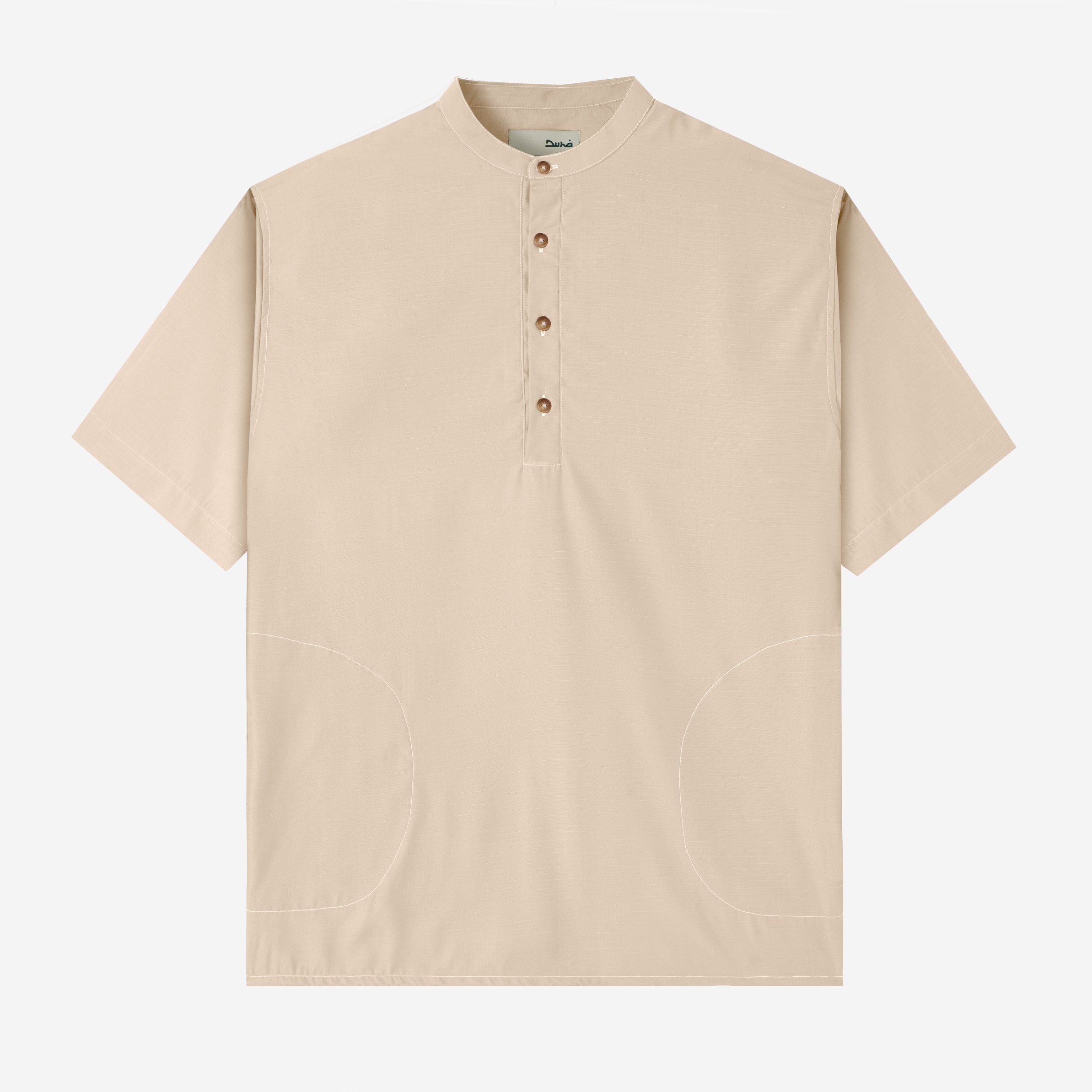FACTORY SALE - Zahr Shirt Short Sleeve - Khaki