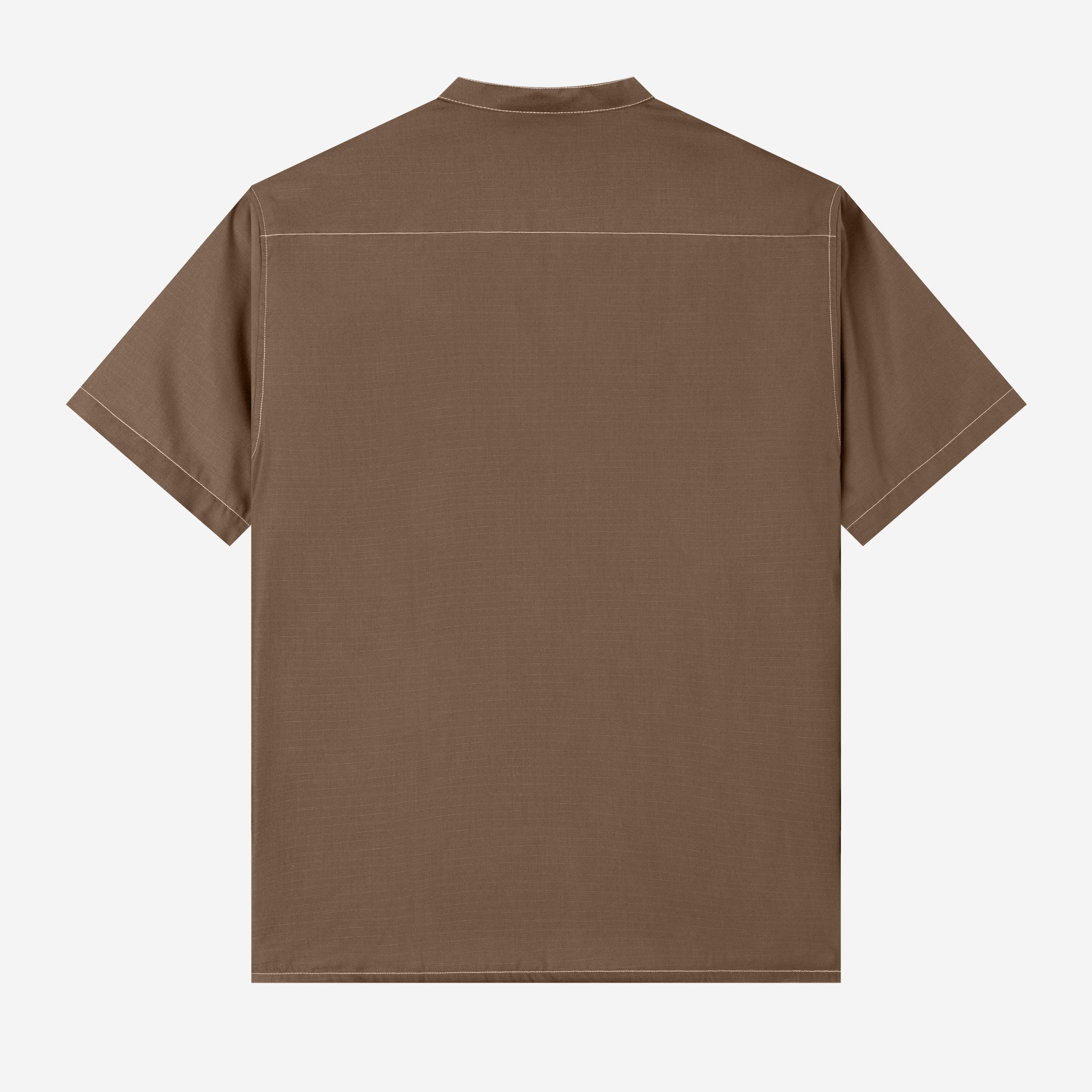FACTORY SALE - Zahr Shirt Short Sleeve - Brown