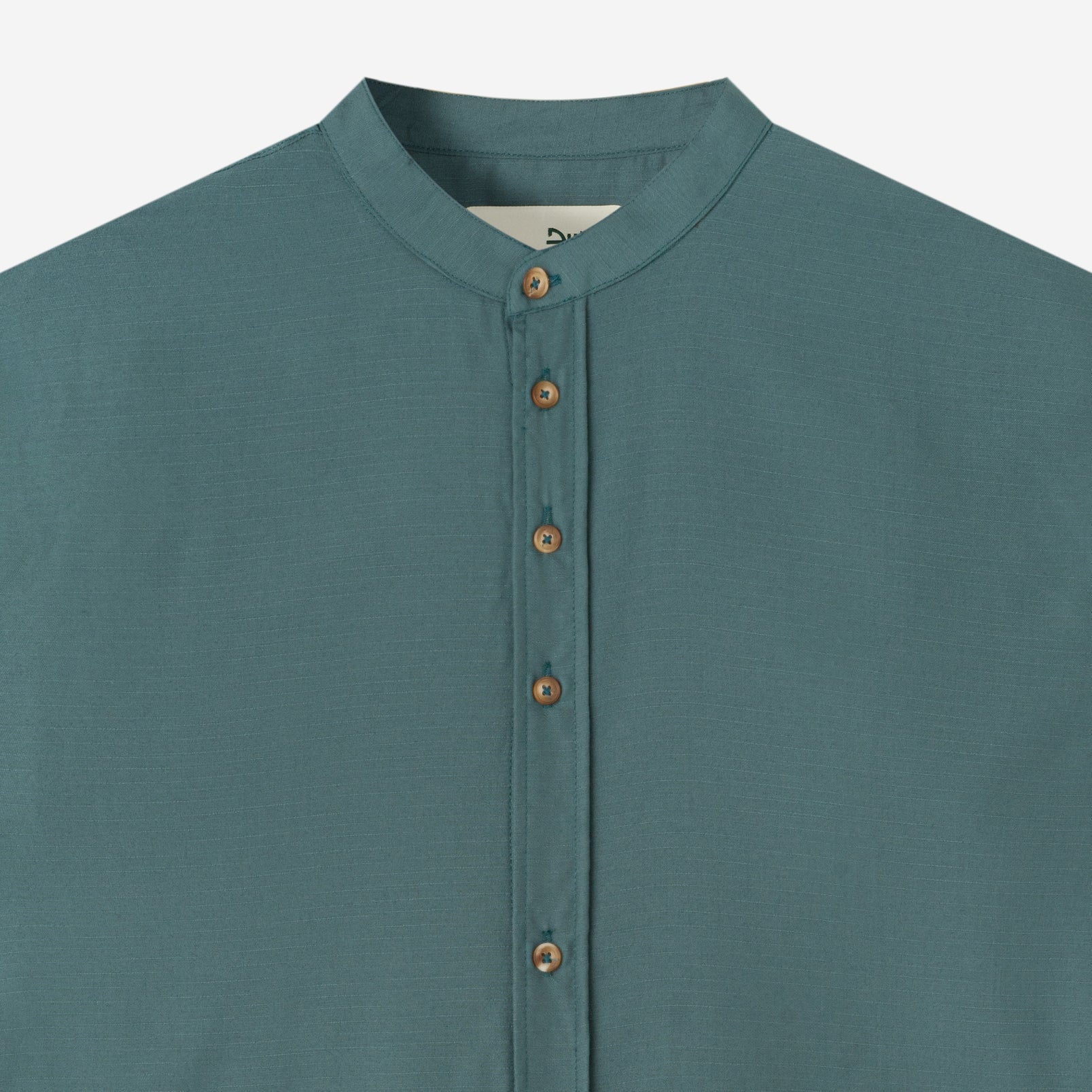 Hisham Shirt Long Sleeve - Emerald Navy