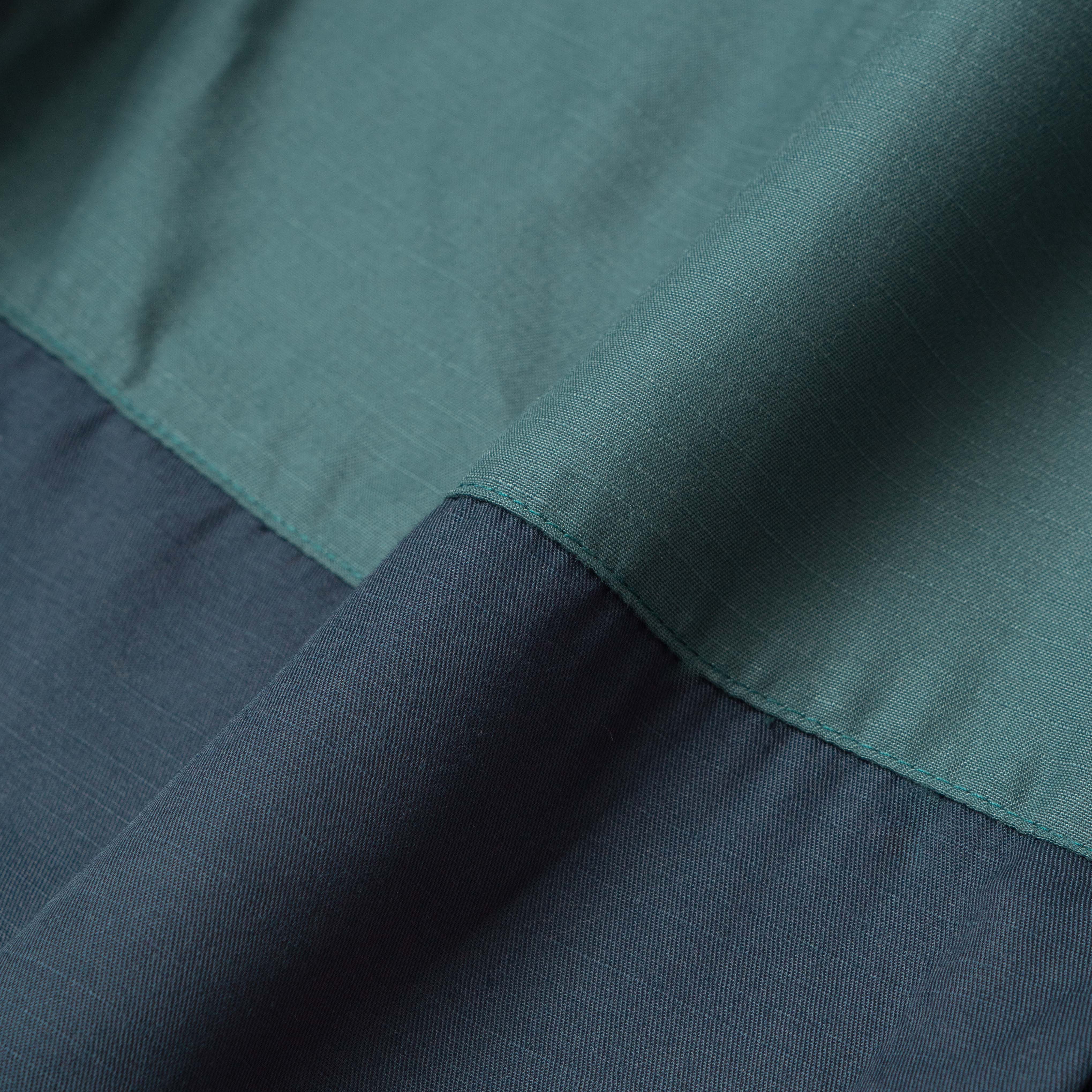 Hisham Shirt Long Sleeve - Emerald Navy