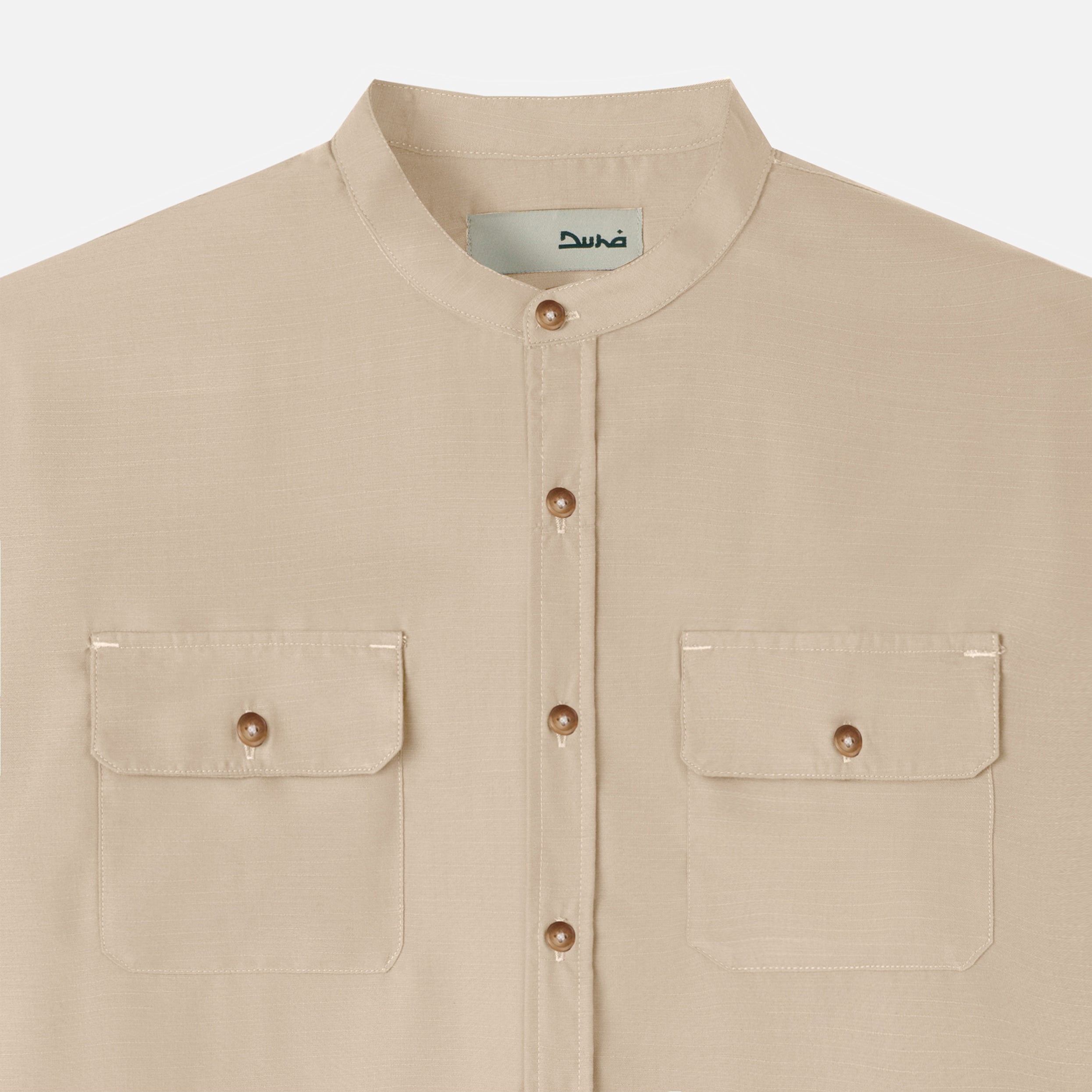 FACTORY SALE - Numair Shirt Short Sleeve - Khaki