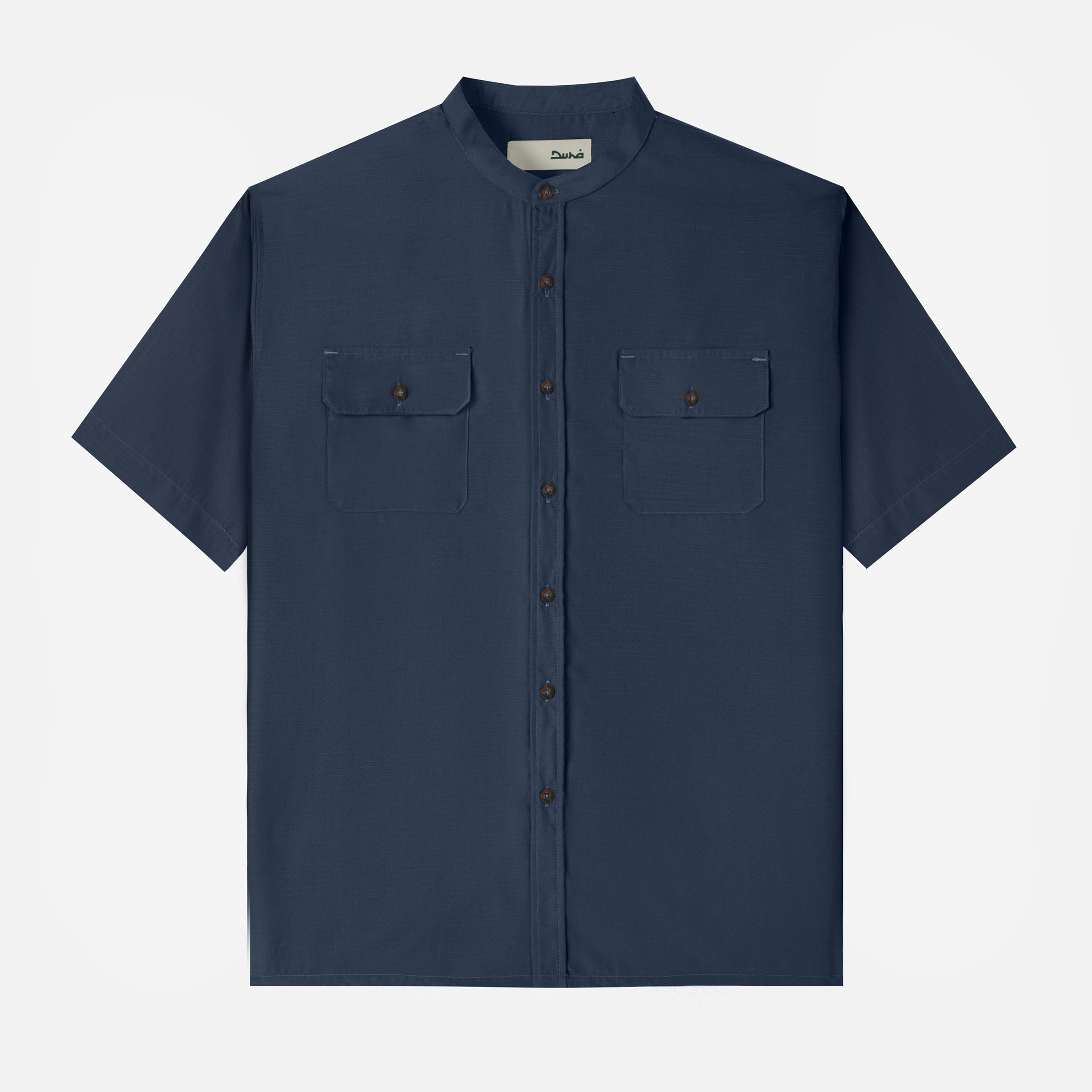 FACTORY SALE - Numair Shirt Short Sleeve - Navy