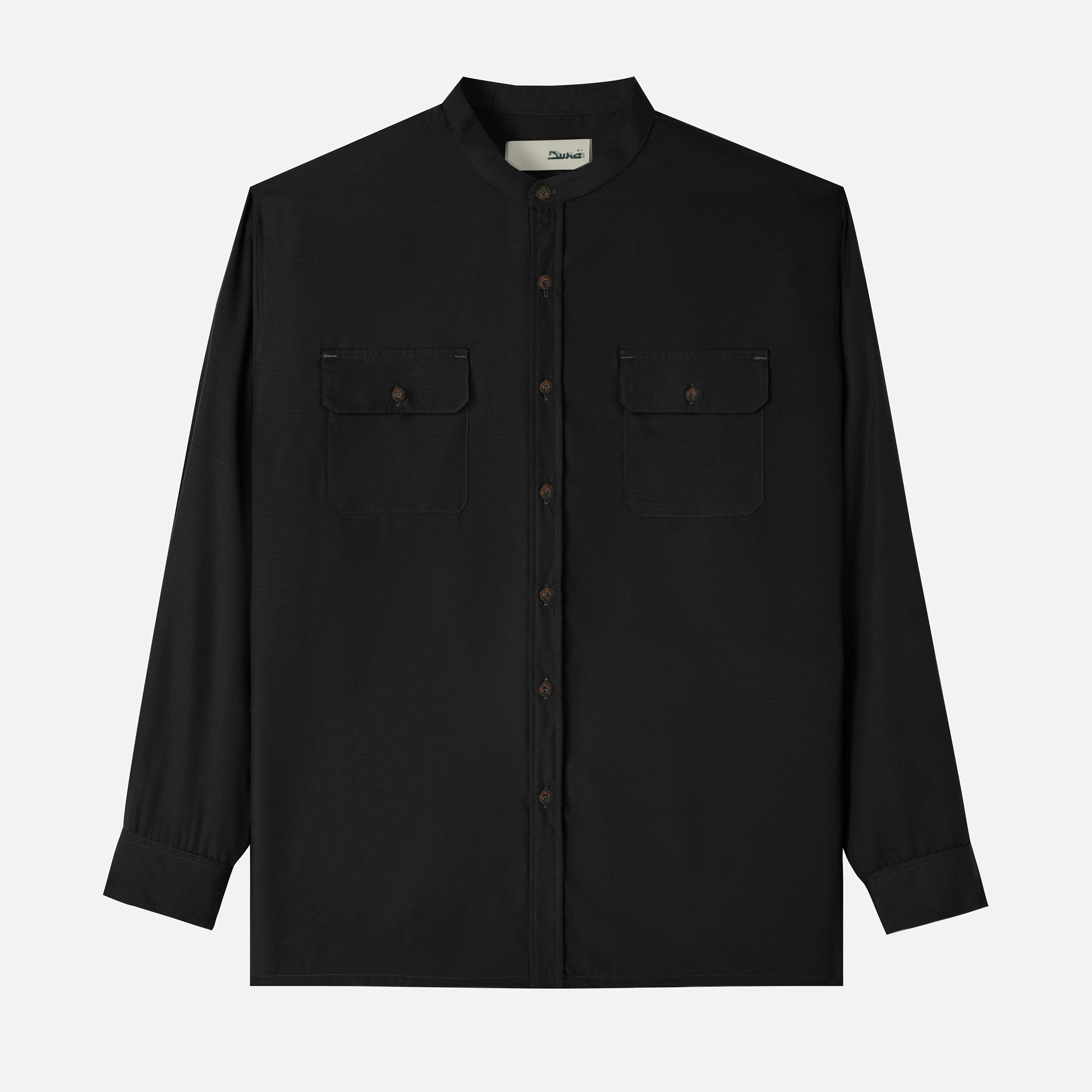 FACTORY SALE - Numair Shirt Long Sleeve - Black