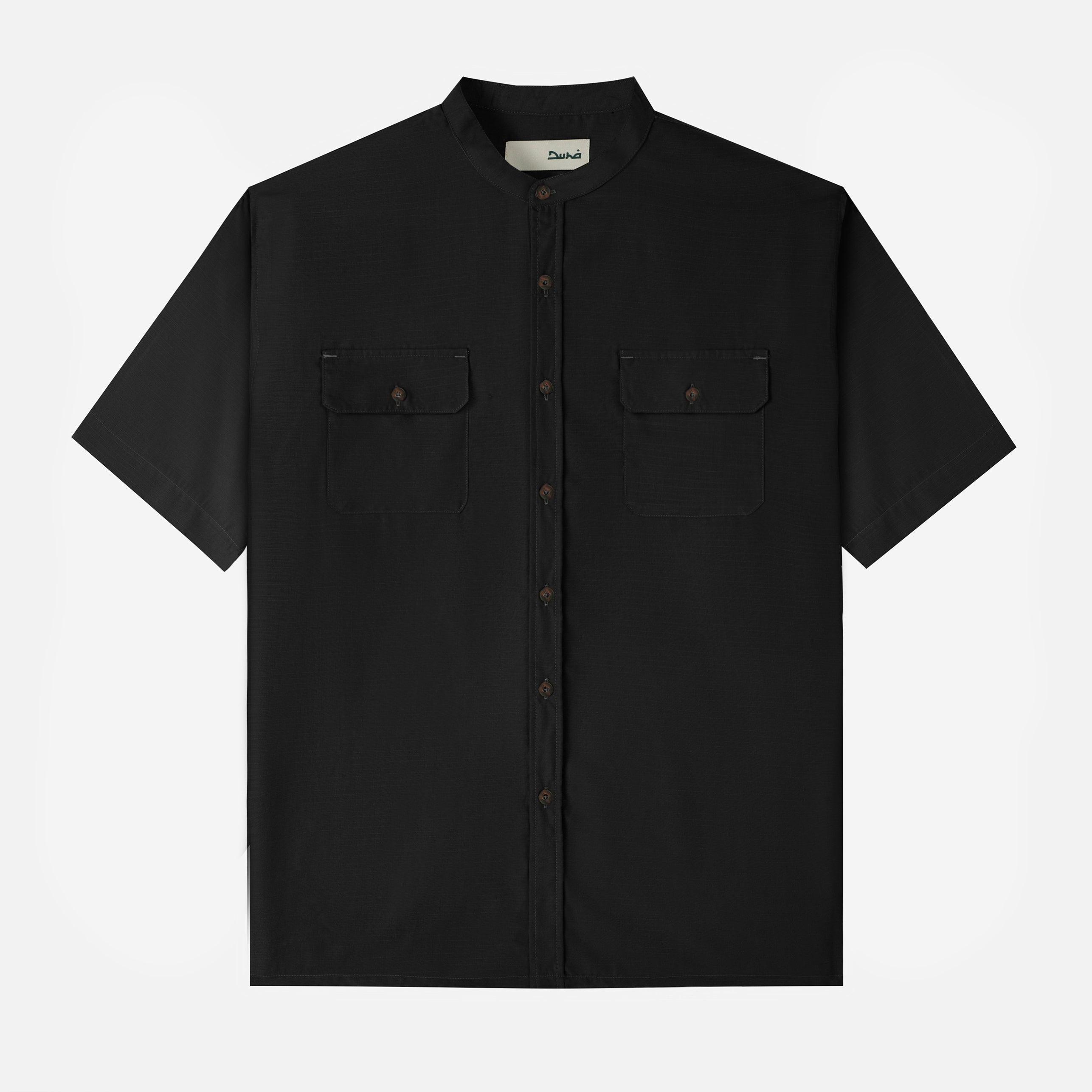 FACTORY SALE - Numair Shirt Short Sleeve - Black