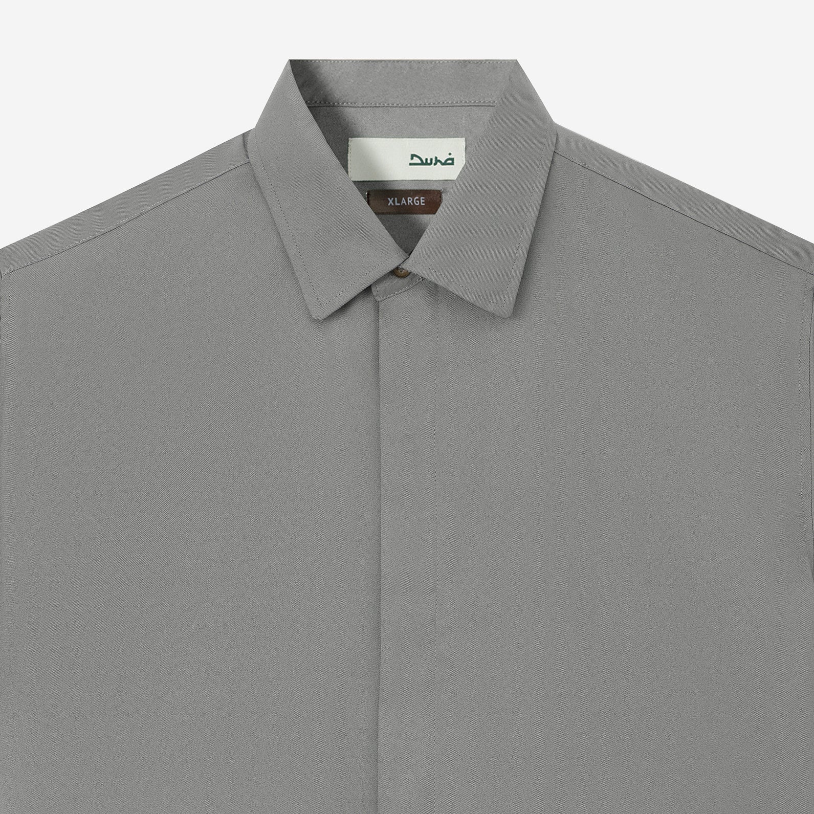 Hamz Shirt Long Sleeve - Cold Grey