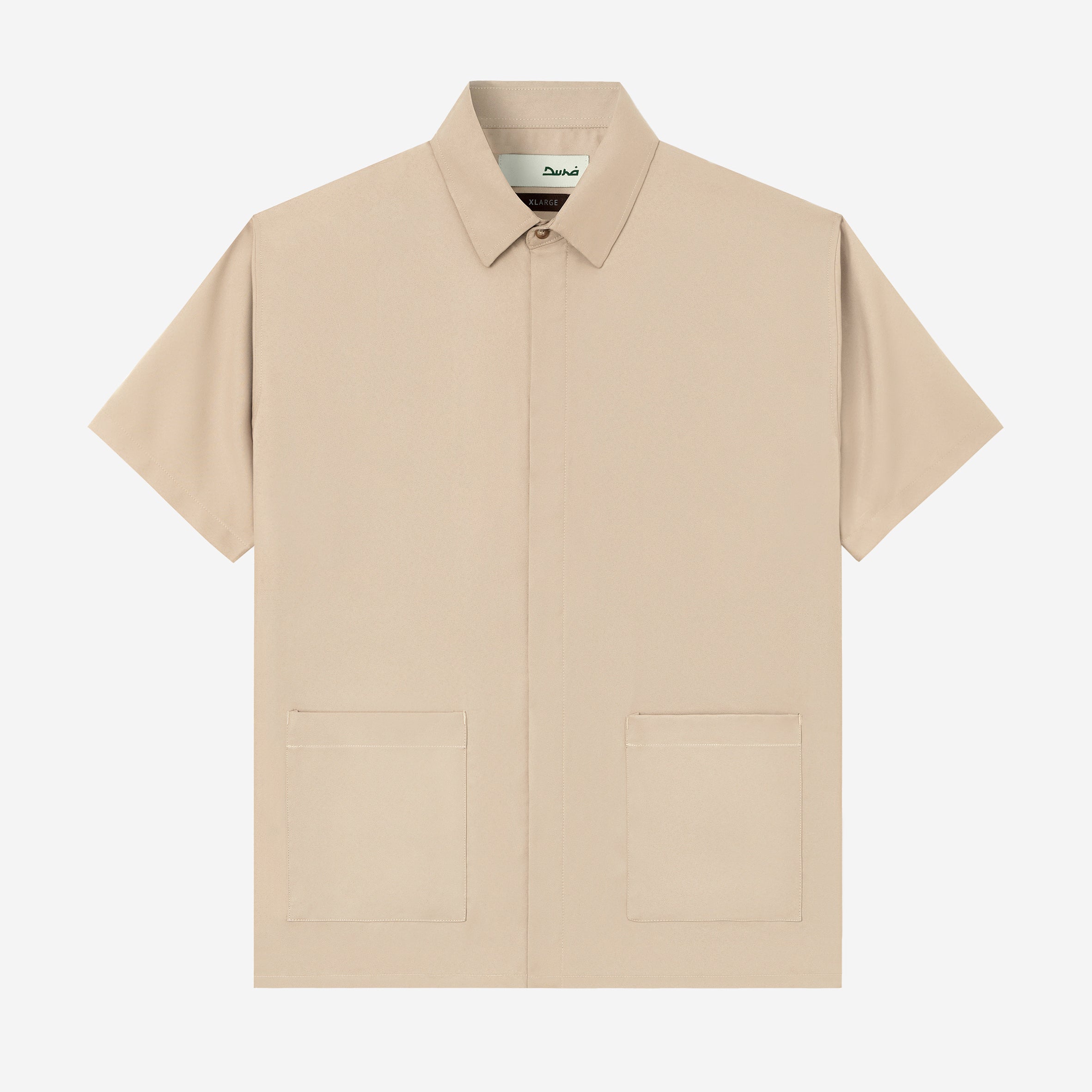 Hamz Shirt Short Sleeve - Khaki