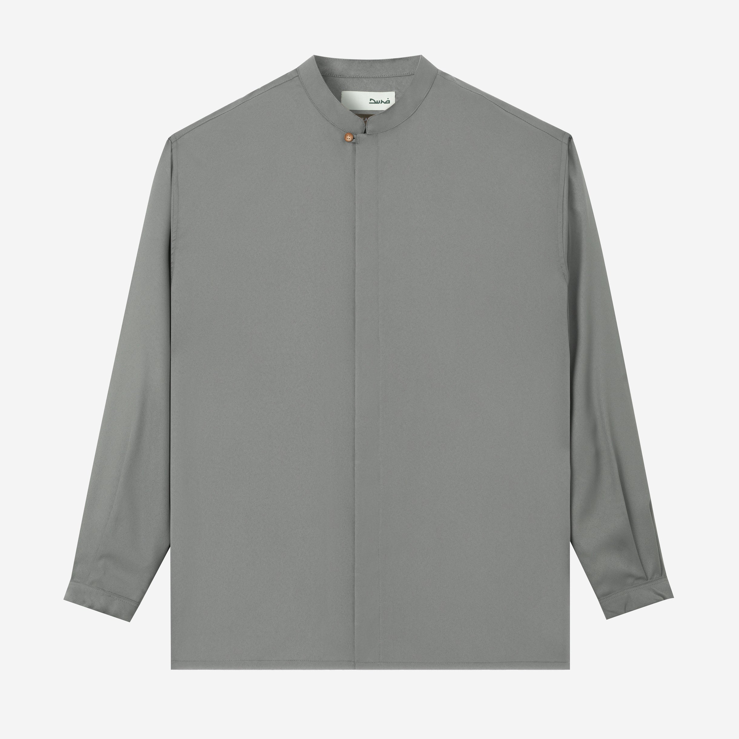 Zayd Shirt Long Sleeve - Cold Grey