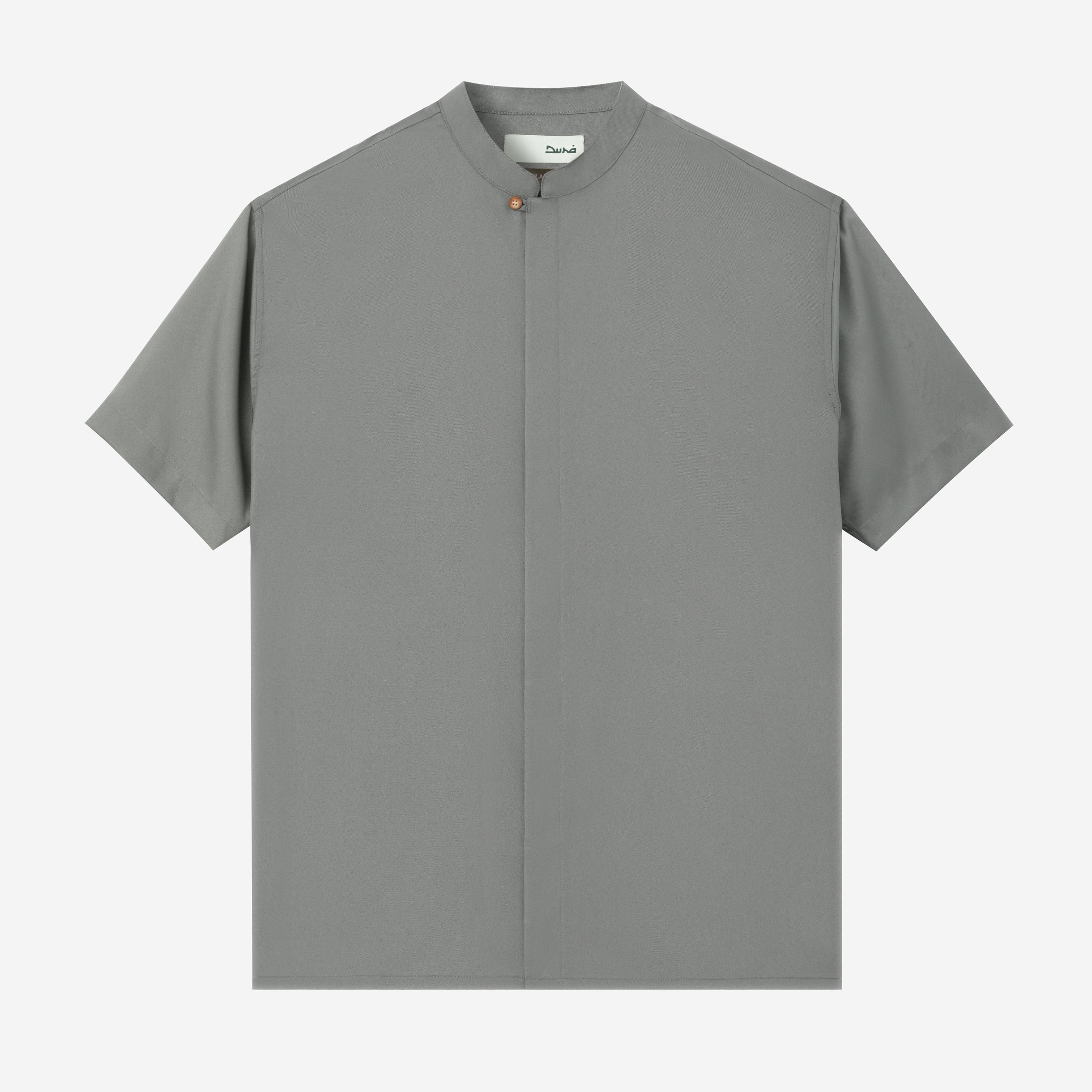 Zayd Shirt Short Sleeve - Cold Grey