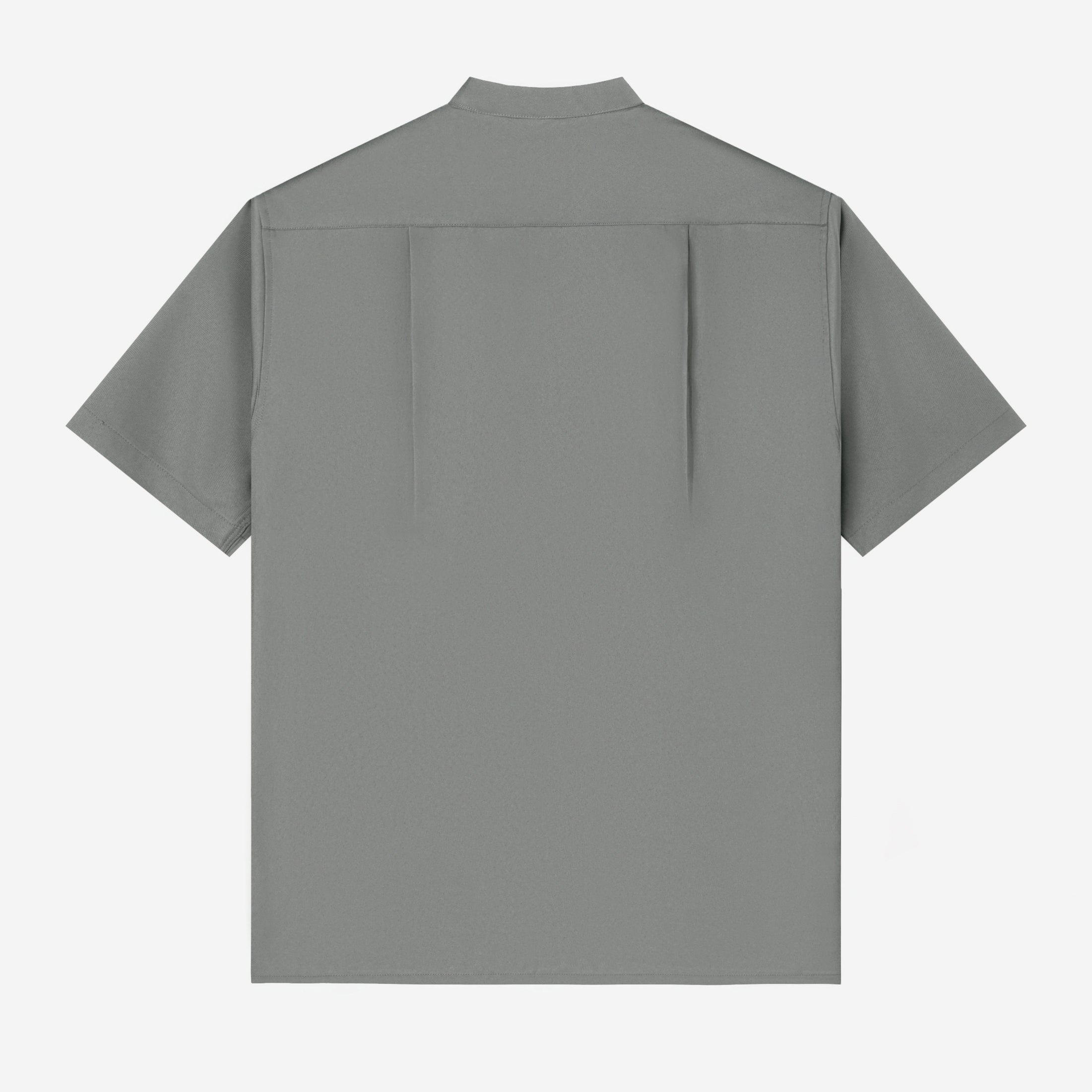 Zayd Shirt Short Sleeve - Cold Grey