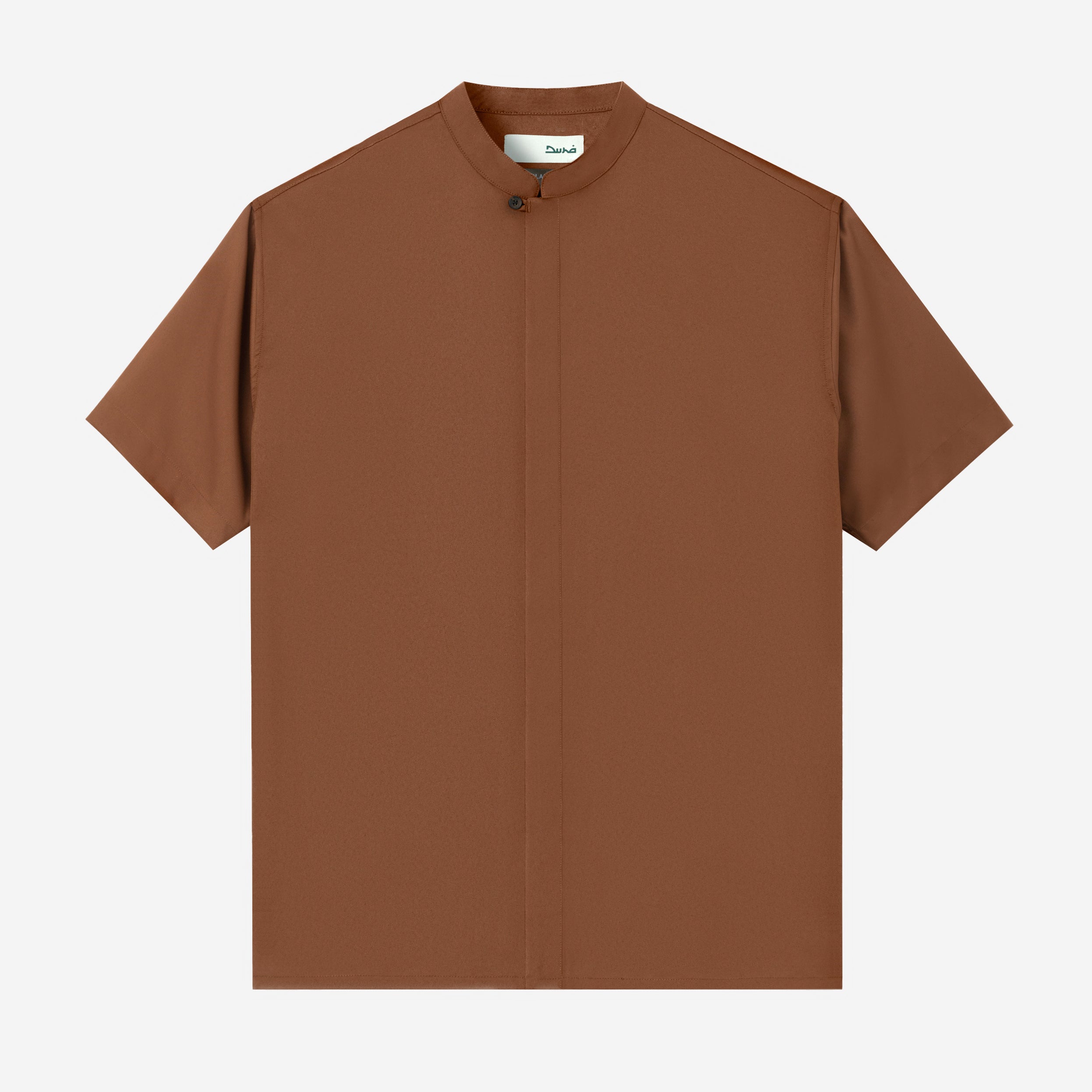 Zayd Shirt Short Sleeve - Brown