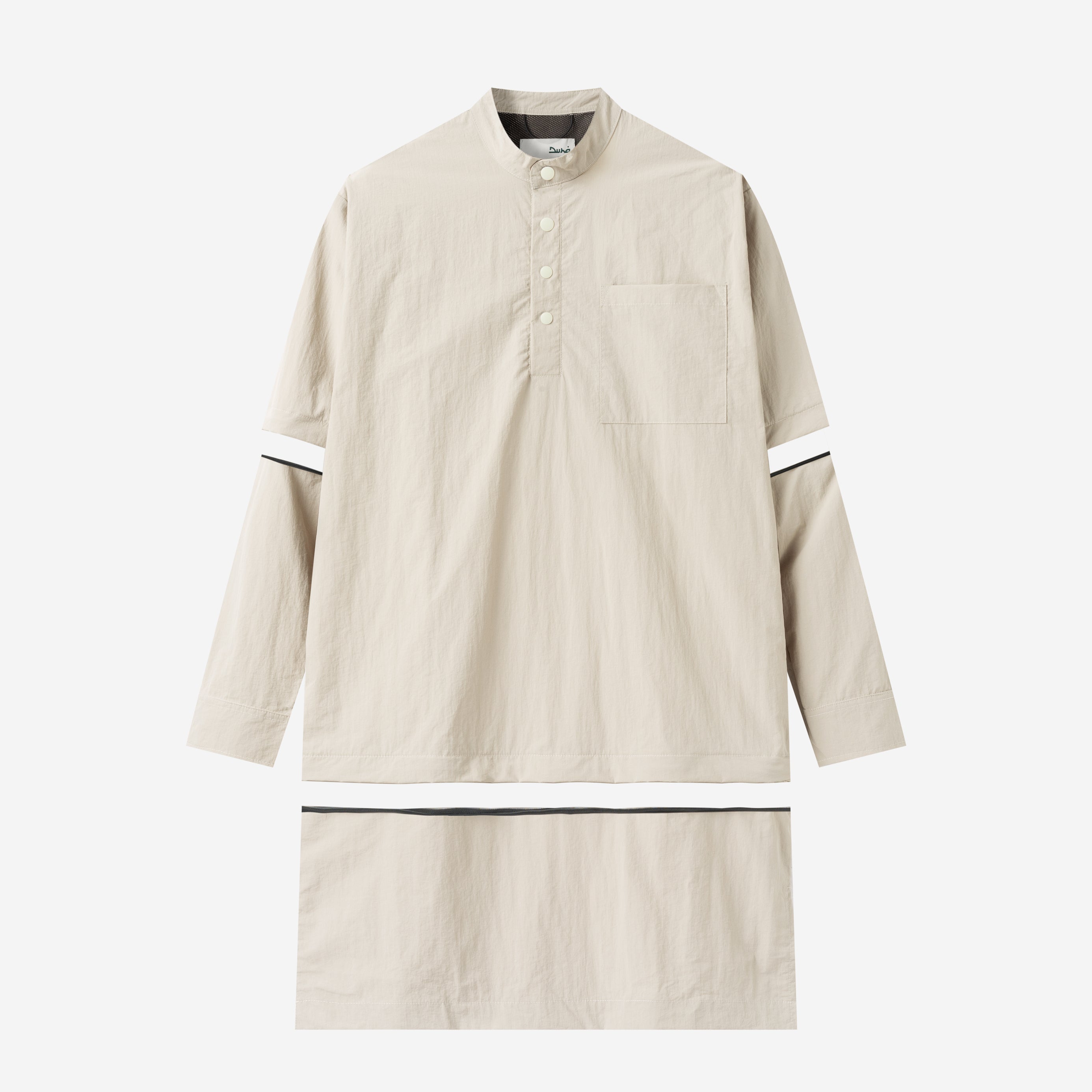 Taroob Long Sleeve Gamis - Broken White