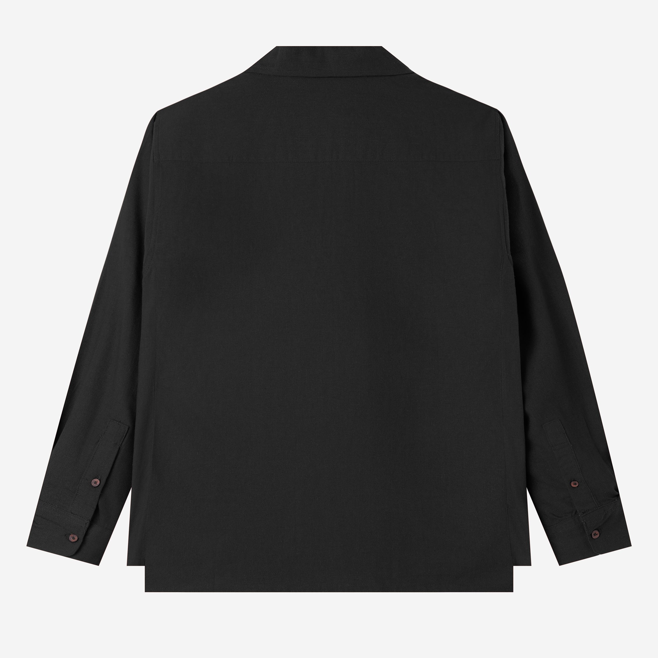 FACTORY SALE - Dhia Pull-Over Shirt Long Sleeve - Black