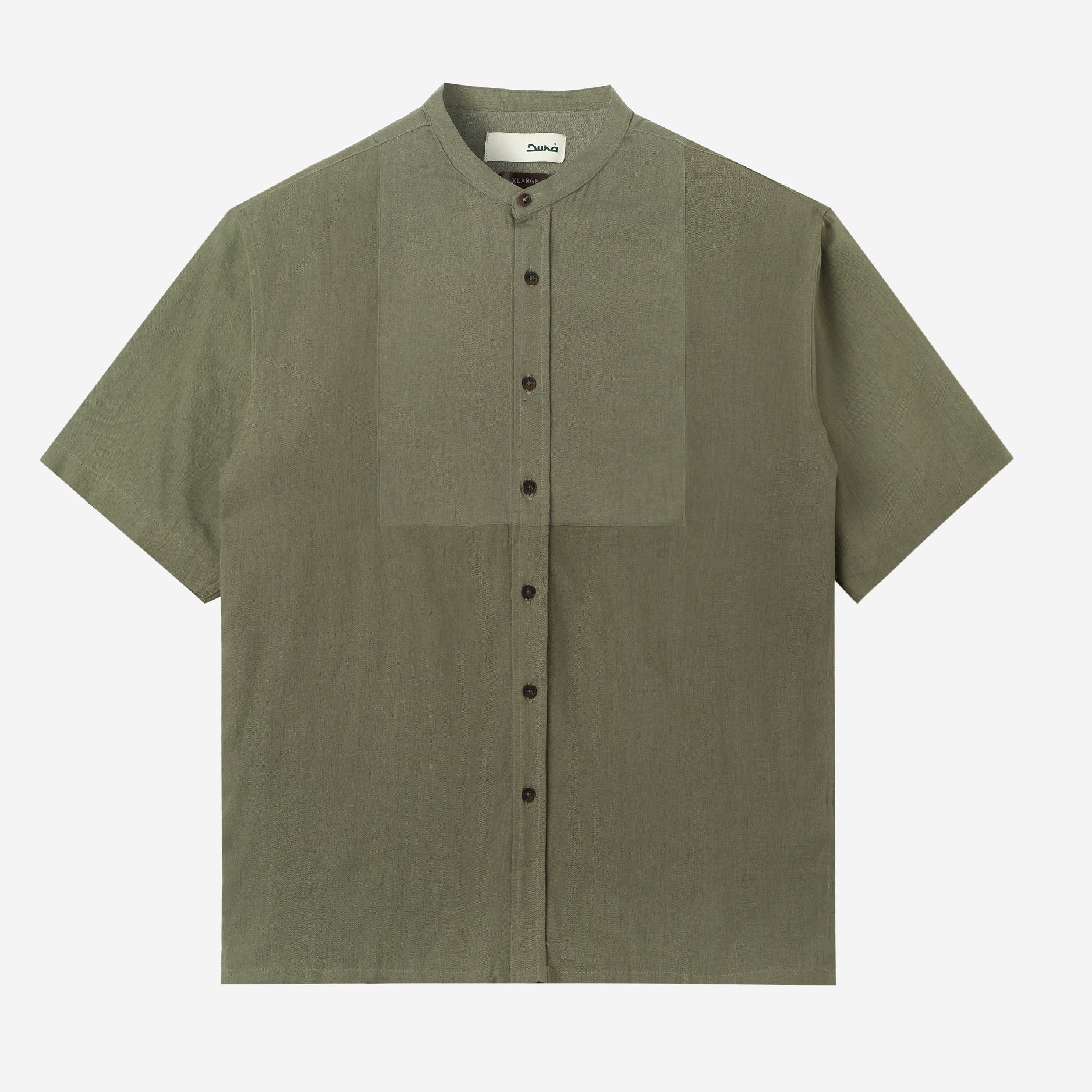 FACTORY SALE - Mazeen Shirt Short Sleeve - Green Olive