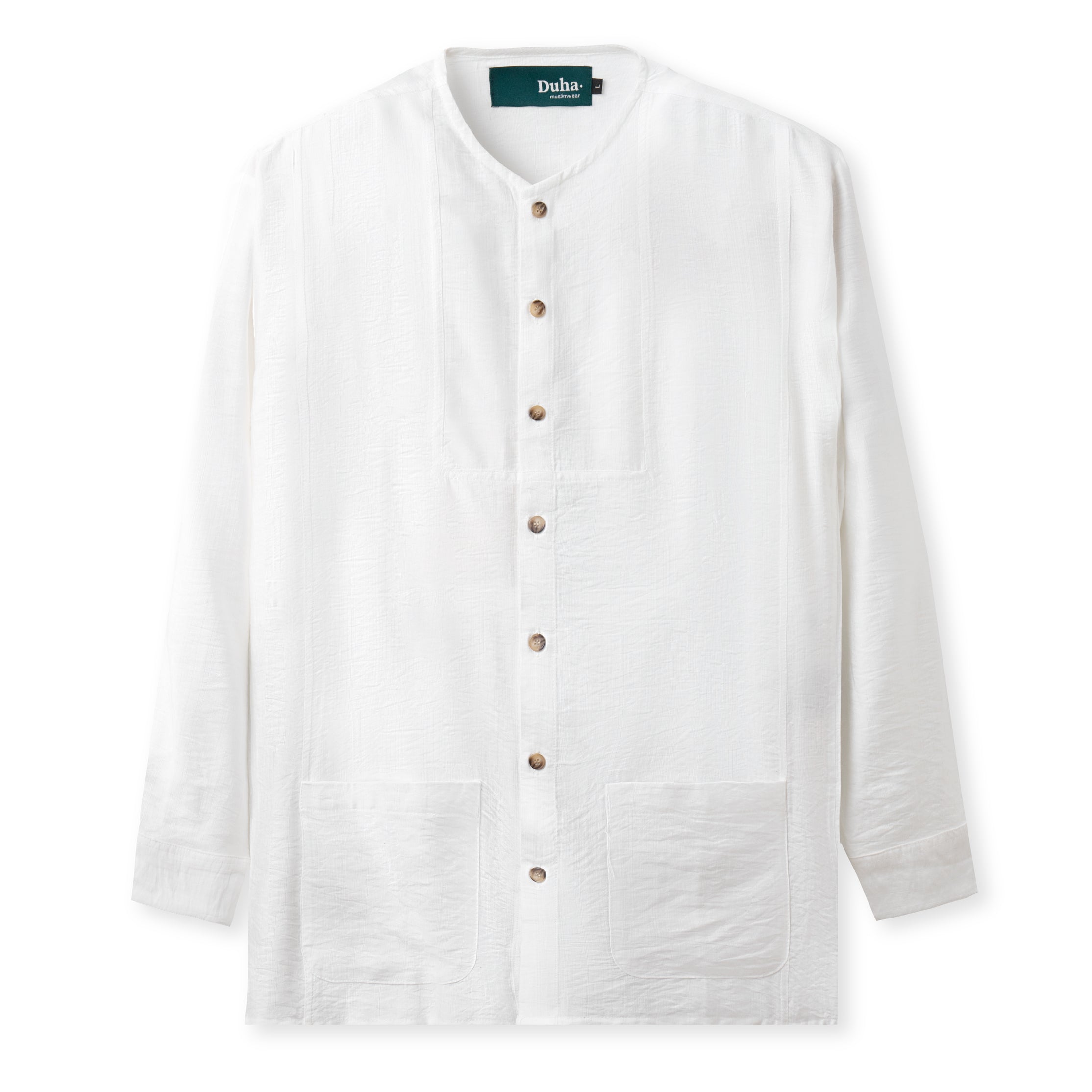 FACTORY SALE - Rayyan Linen Shirt - White
