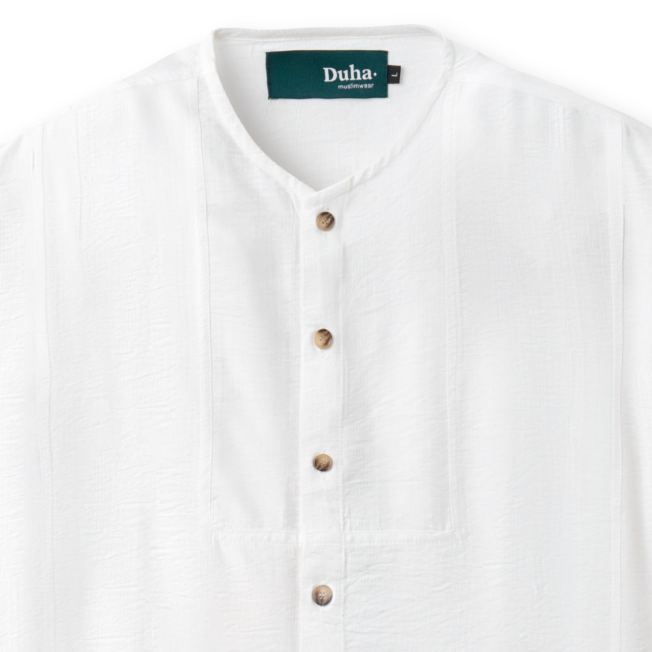 FACTORY SALE - Rayyan Linen Shirt - White