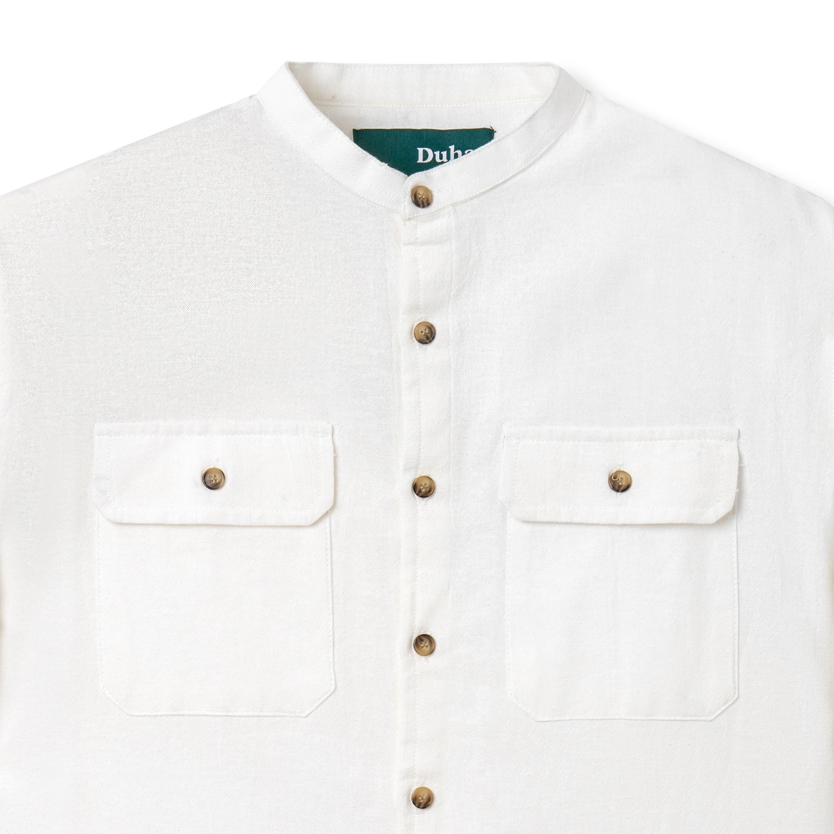 Rashed Short Sleeve Shirt - White