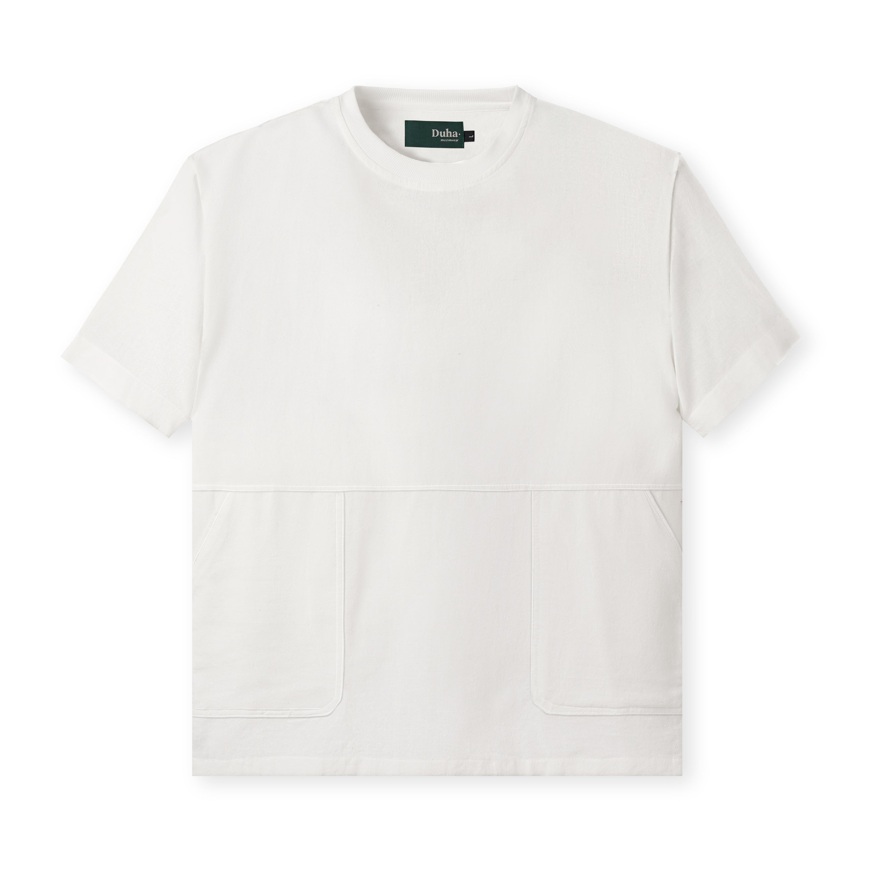 Badr Short Sleeve Pocket T-Shirt - White