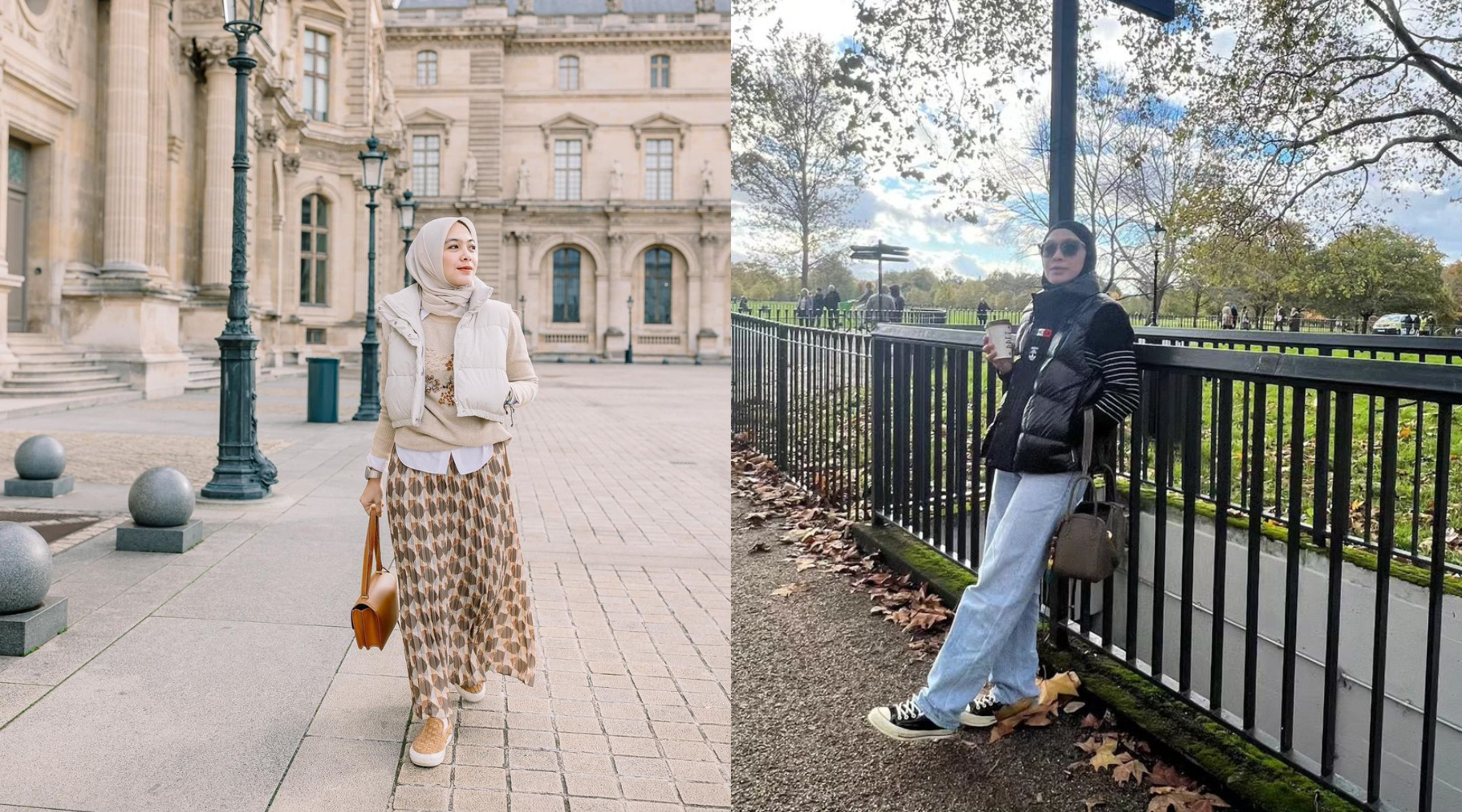 Referensi Outfit Hijab untuk Liburan Musim Dingin