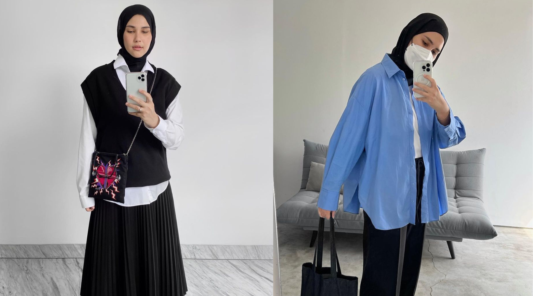 Trik Layering Kemeja Wanita Hijab untuk Ootd yang Modis