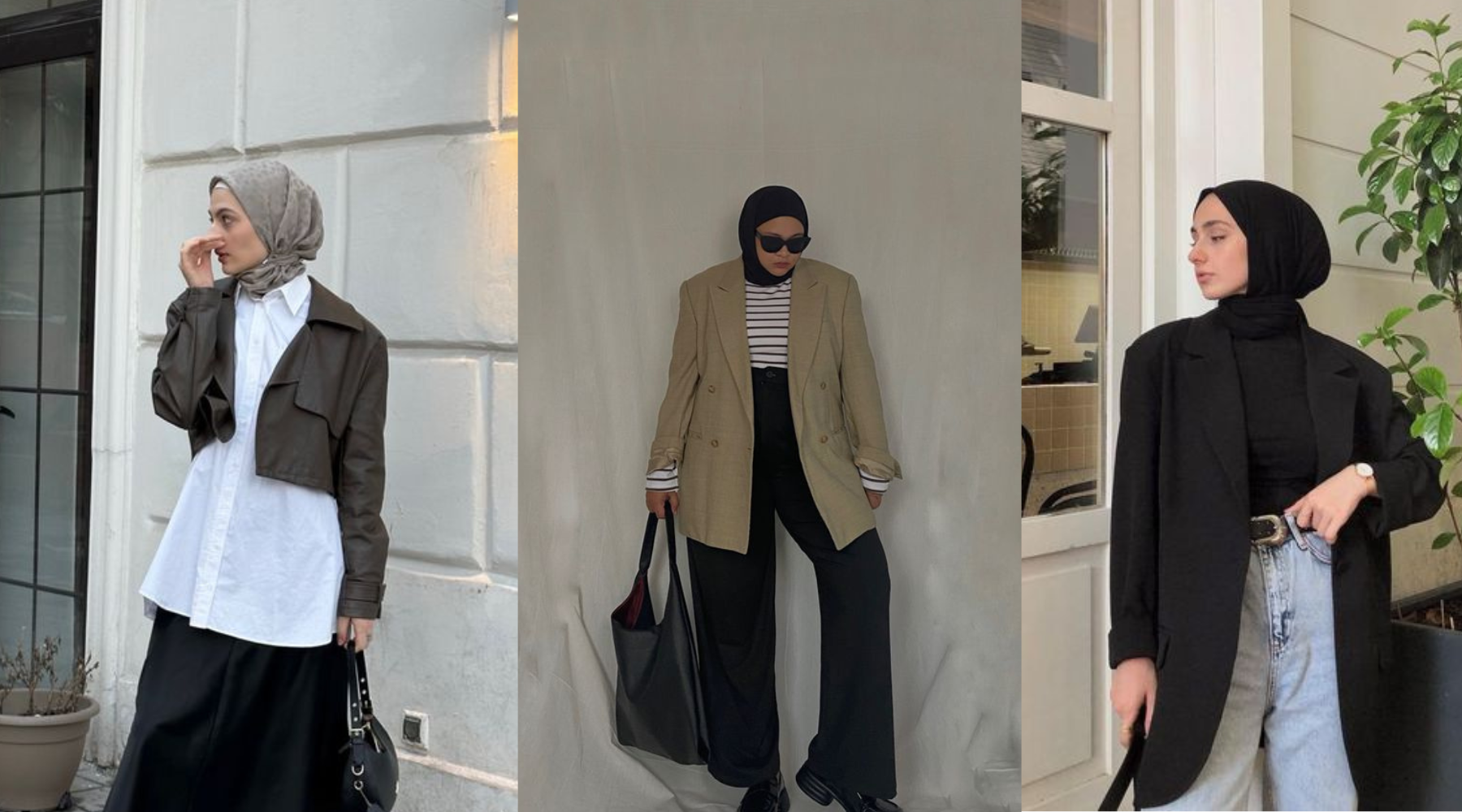7 Inspirasi Mix and Match Blazer Hijab, Simpel dan Elegan!