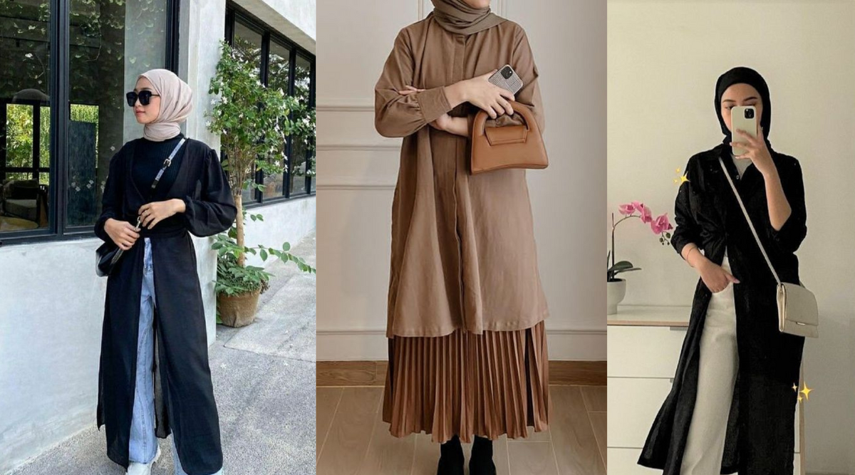 Style tunik hijab discount