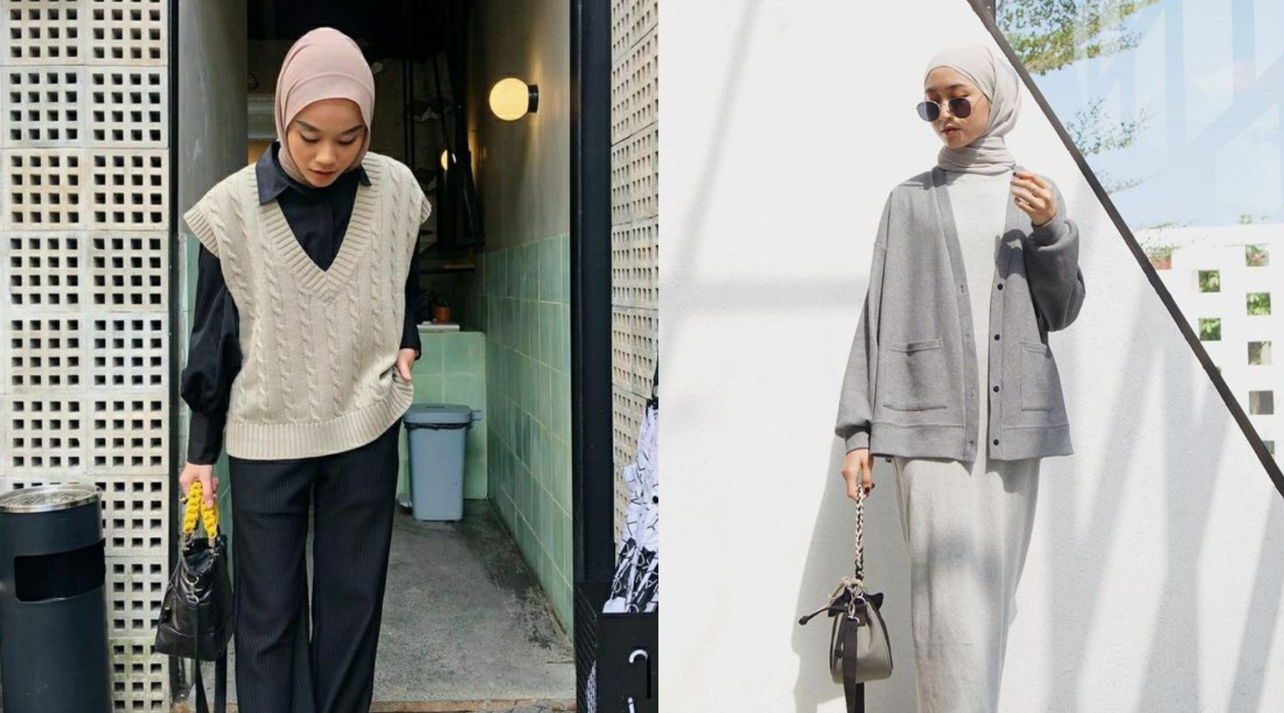 OOTD Sweater Hijab untuk Tampil Stylish dan Trendi