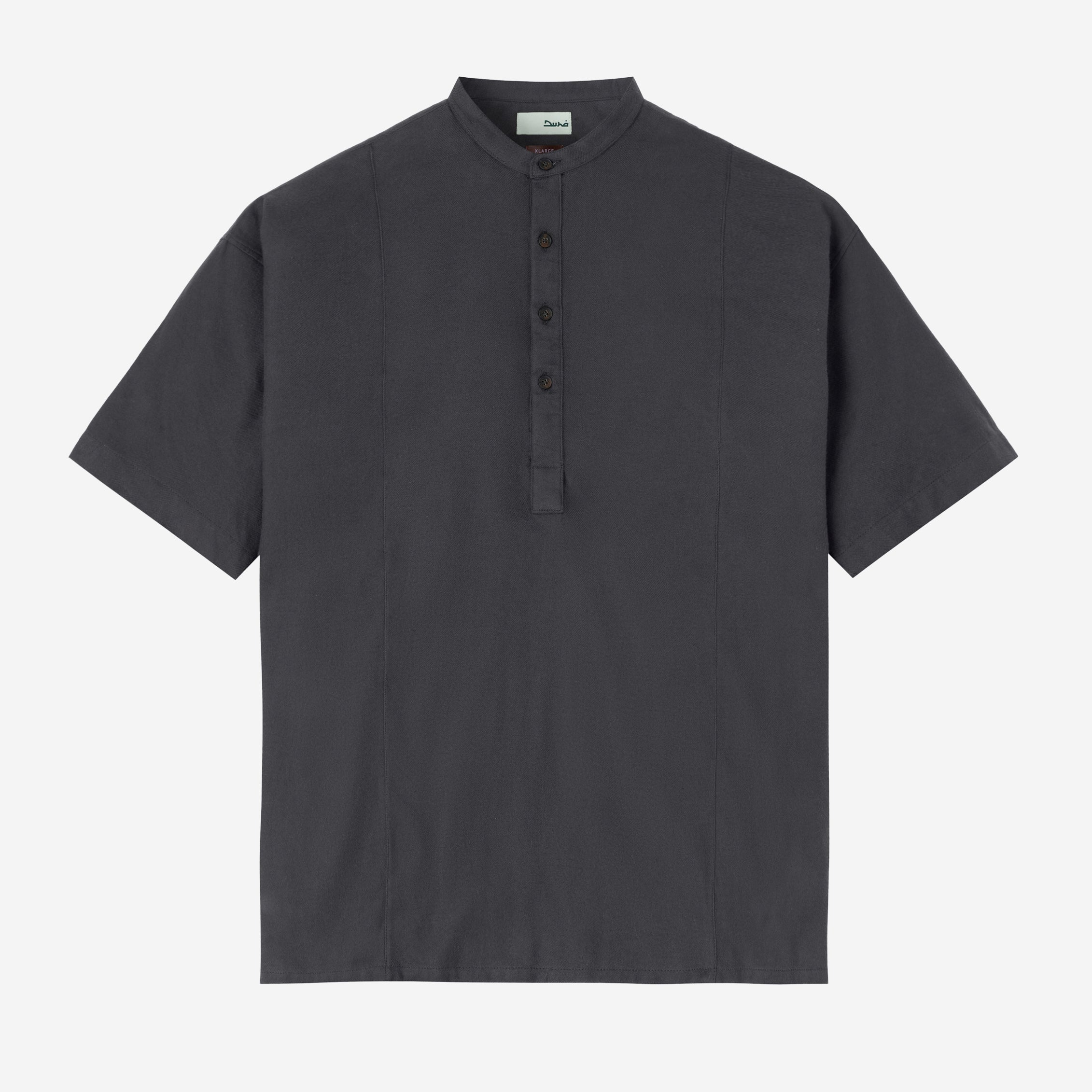 Nadeer Shirt Short Sleeve - Dark Grey