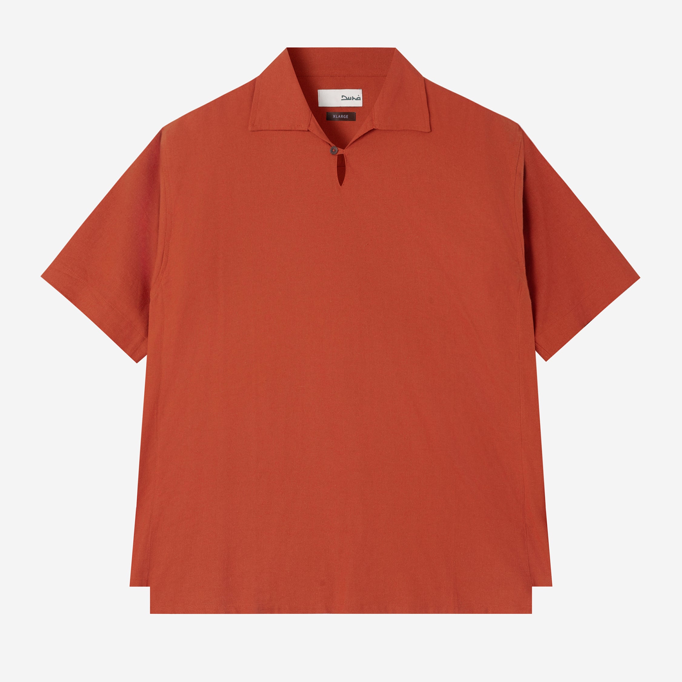 Dhia Pull-Over Shirt Short Sleeve - Terracotta