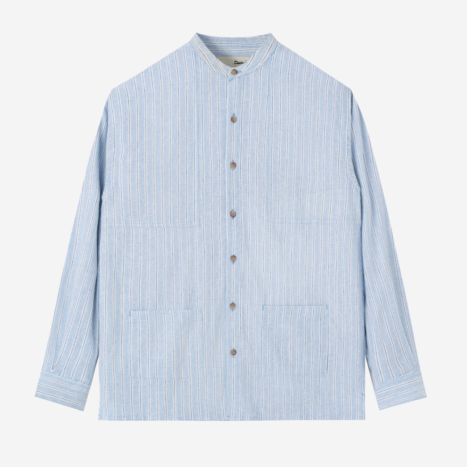 Baraa Shirt Long Sleeve - Blue Stripe