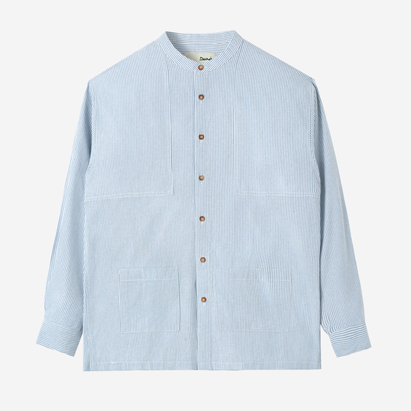 Baraa Shirt Long Sleeve - Blue White