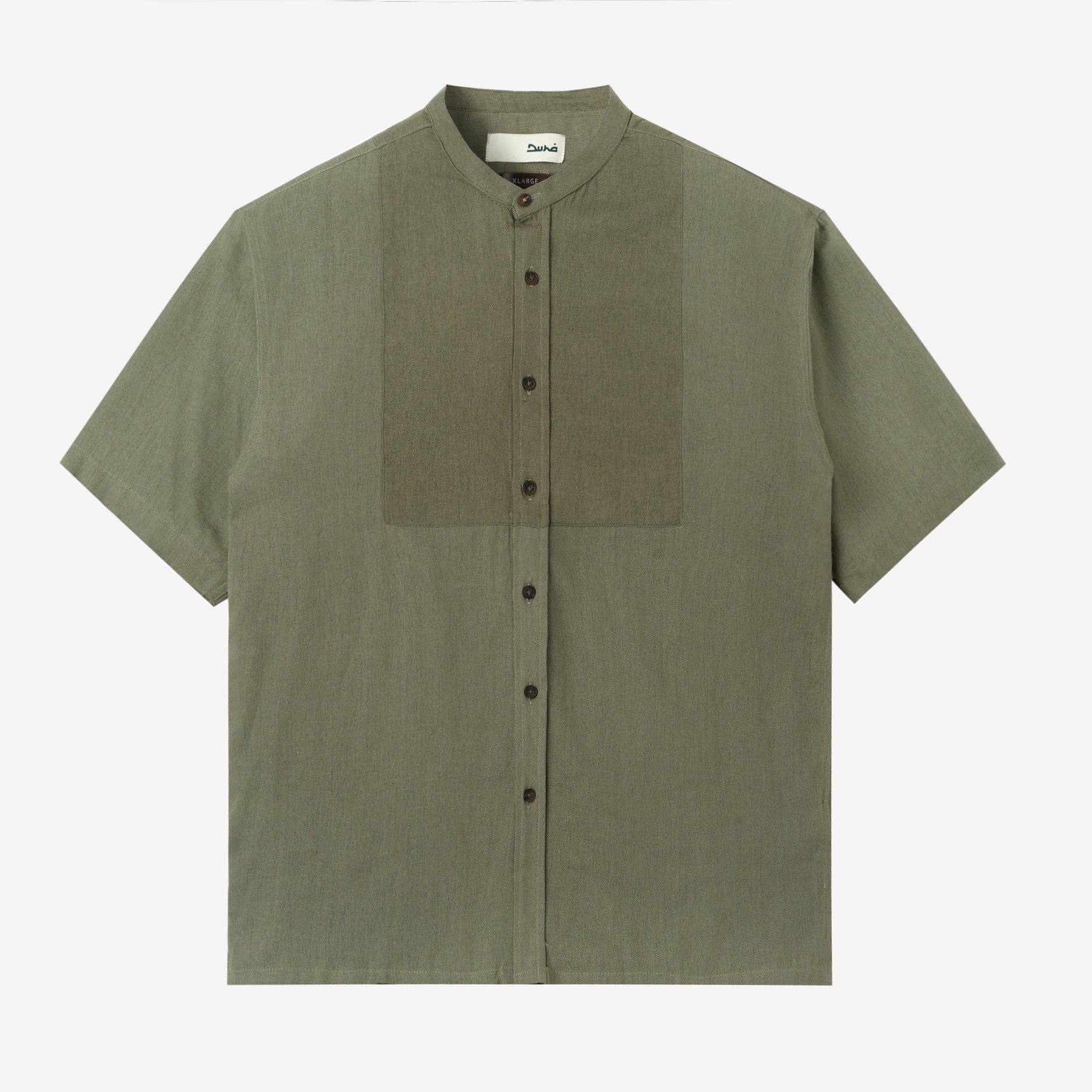 Mazeen Shirt Short Sleeve - Olive Green