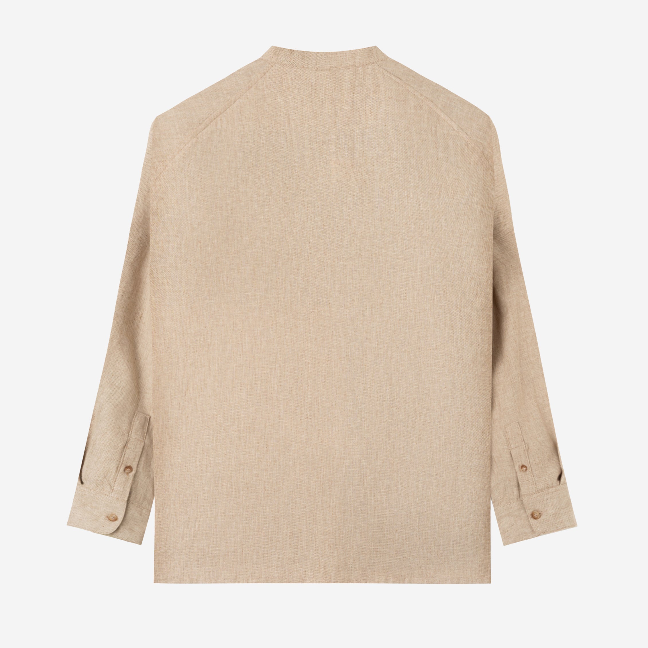 Iyaad Pull-Over Shirt Long Sleeve - Khaki