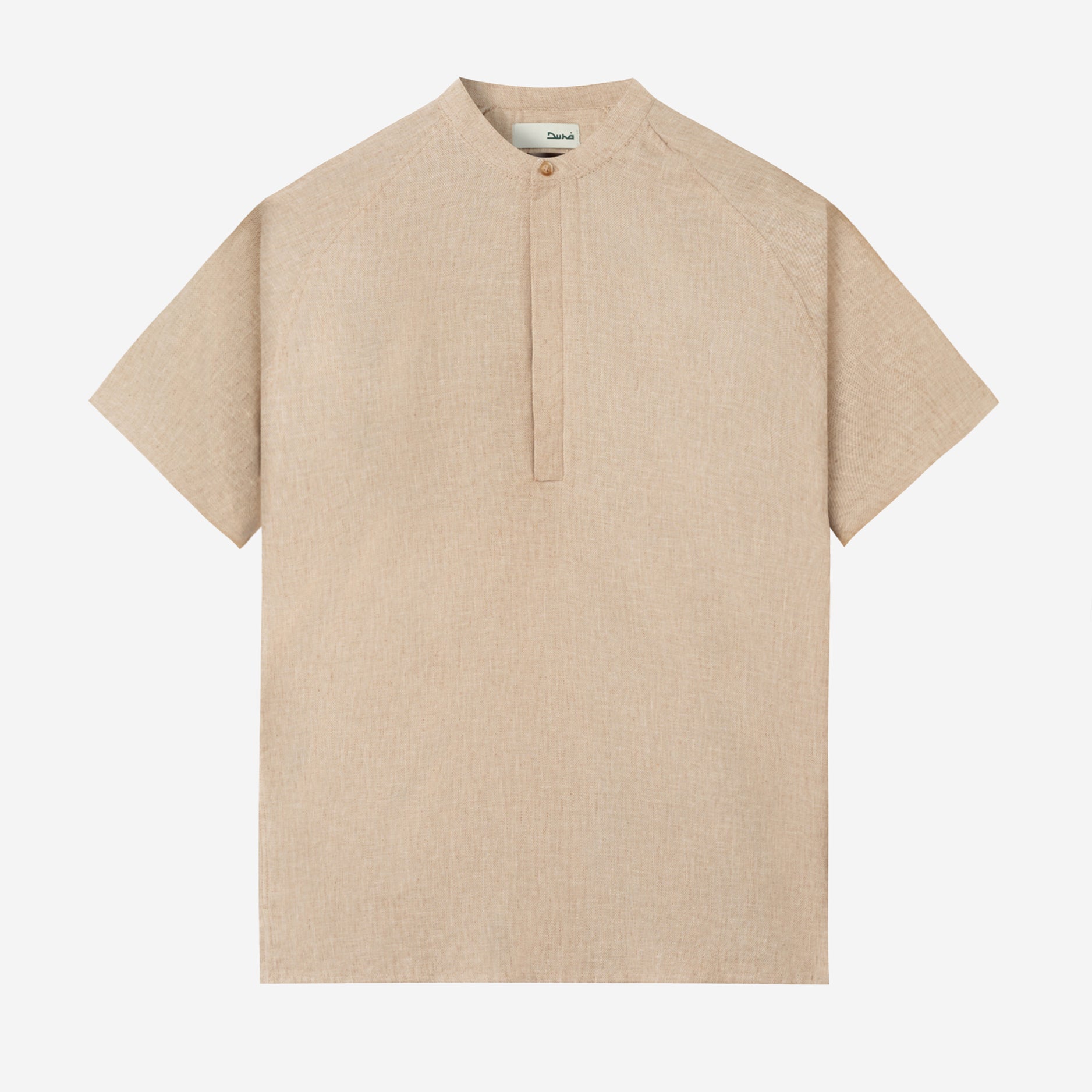 Iyaad Pull-Over Shirt Short Sleeve - Khaki