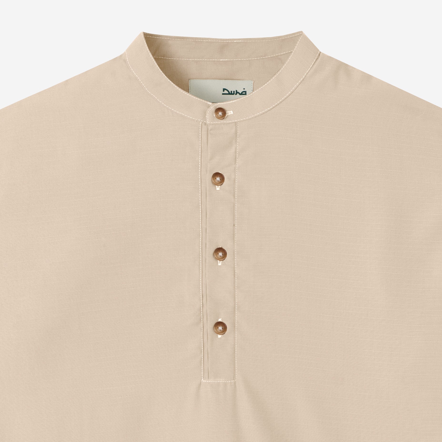 Zahr Shirt Long Sleeve - Khaki