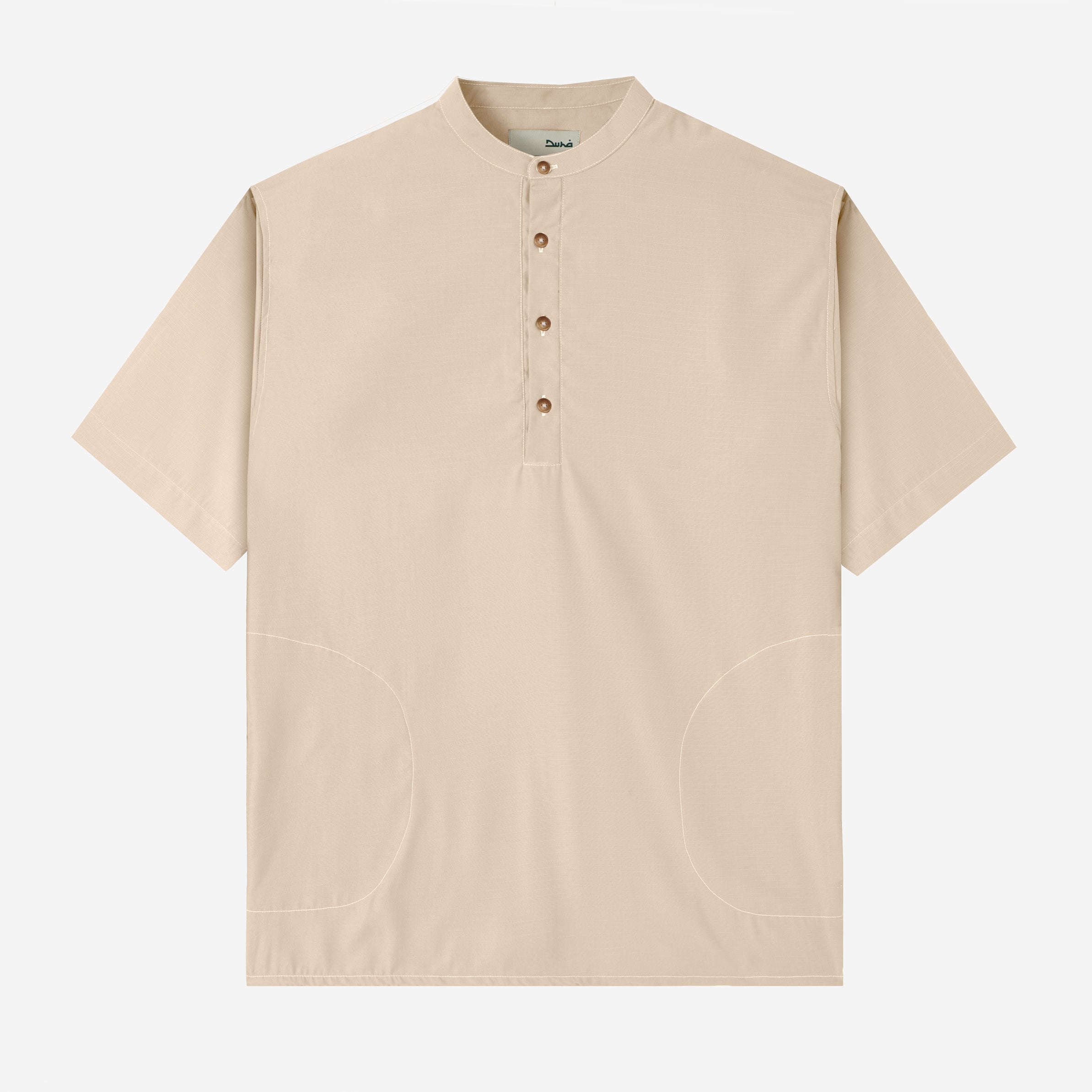 Zahr Shirt Short Sleeve - Khaki