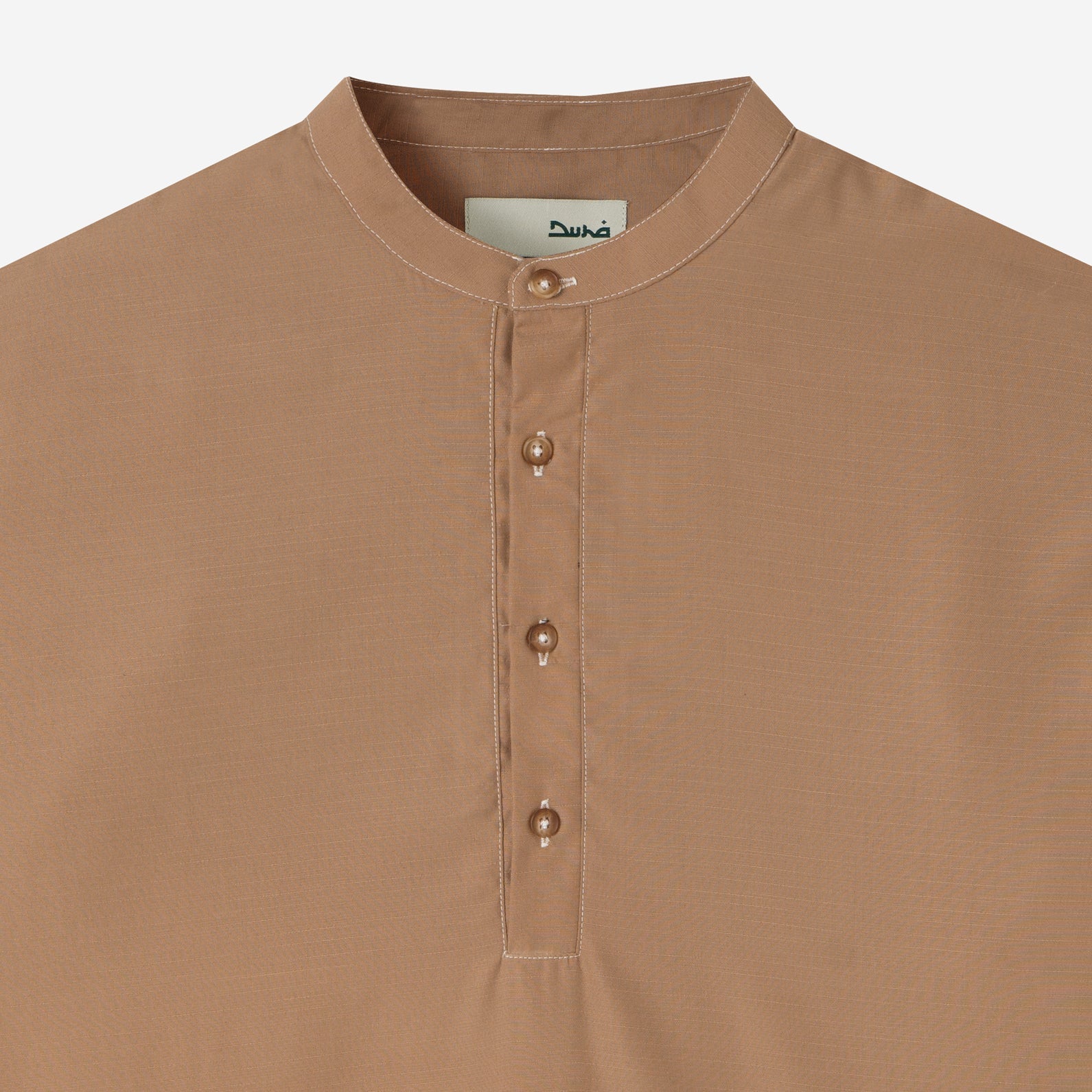 Zahr Shirt Long Sleeve - Light Brown