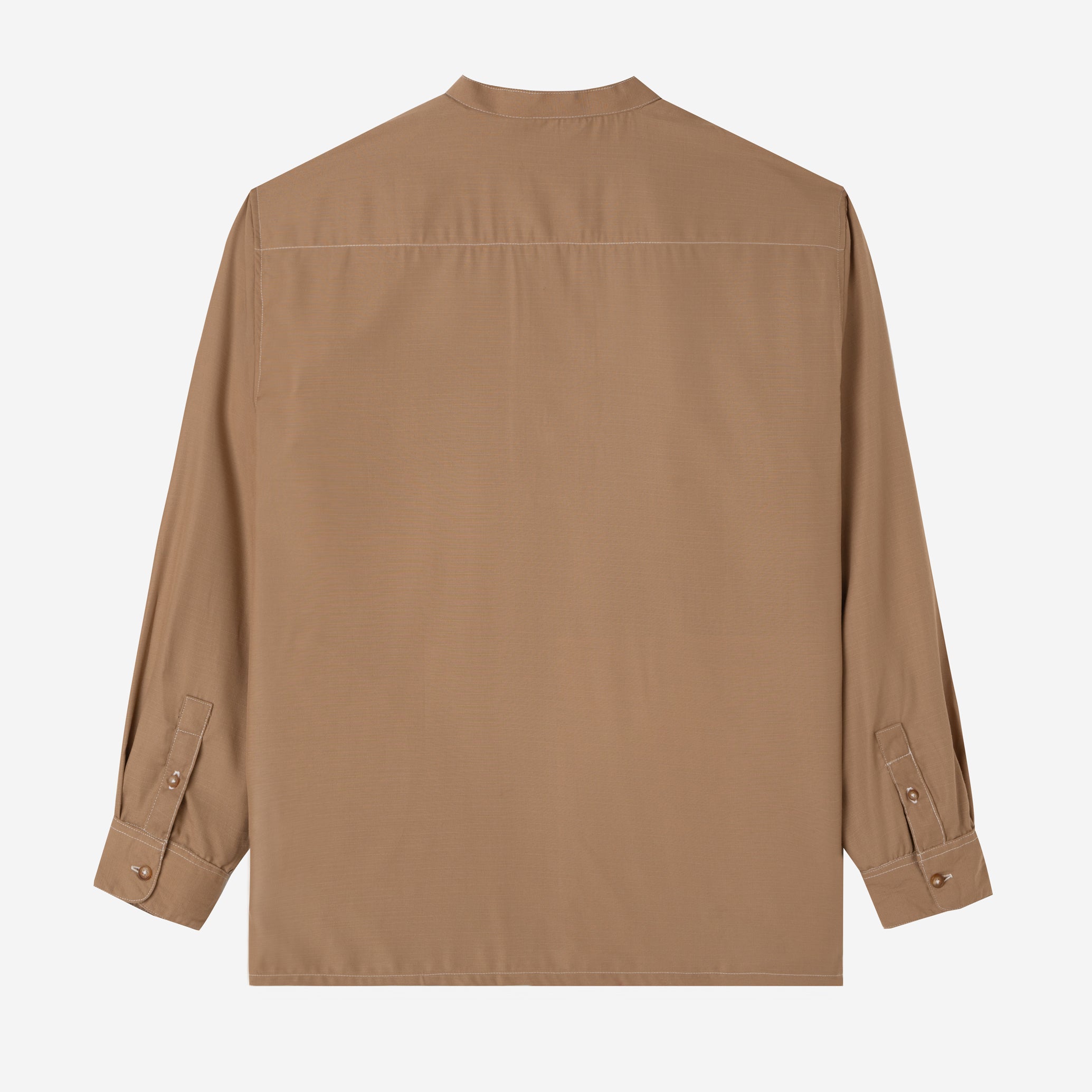 Zahr Shirt Long Sleeve - Light Brown