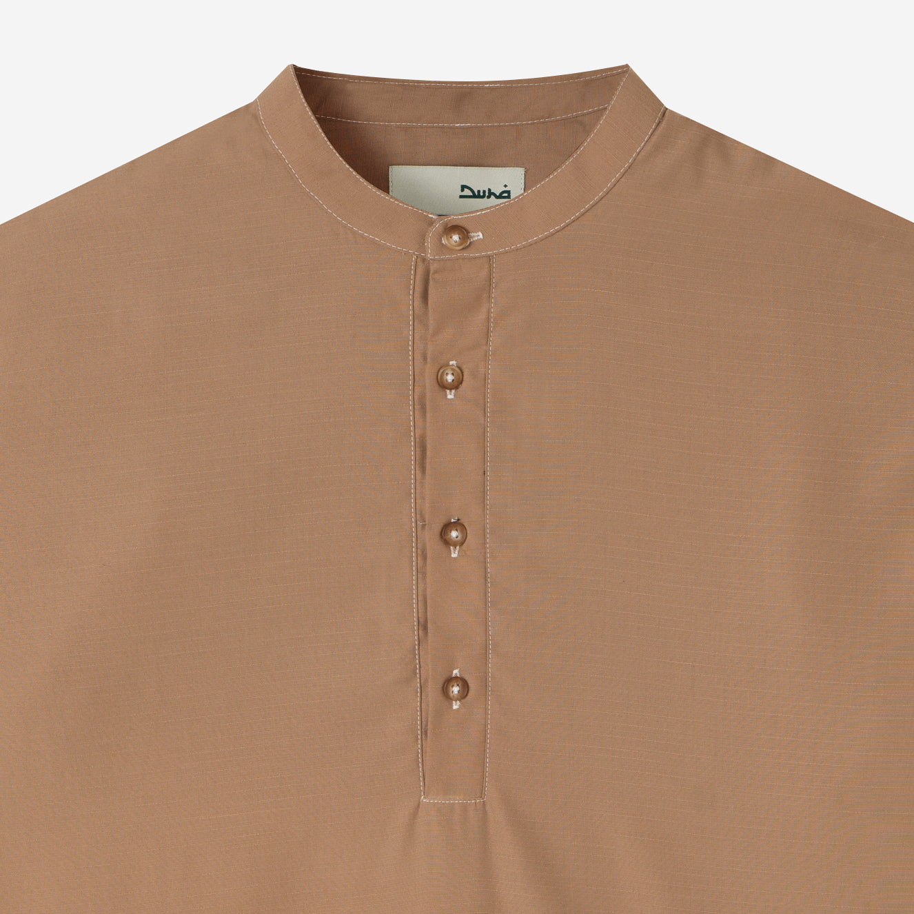 Zahr Shirt Short Sleeve - Light Brown