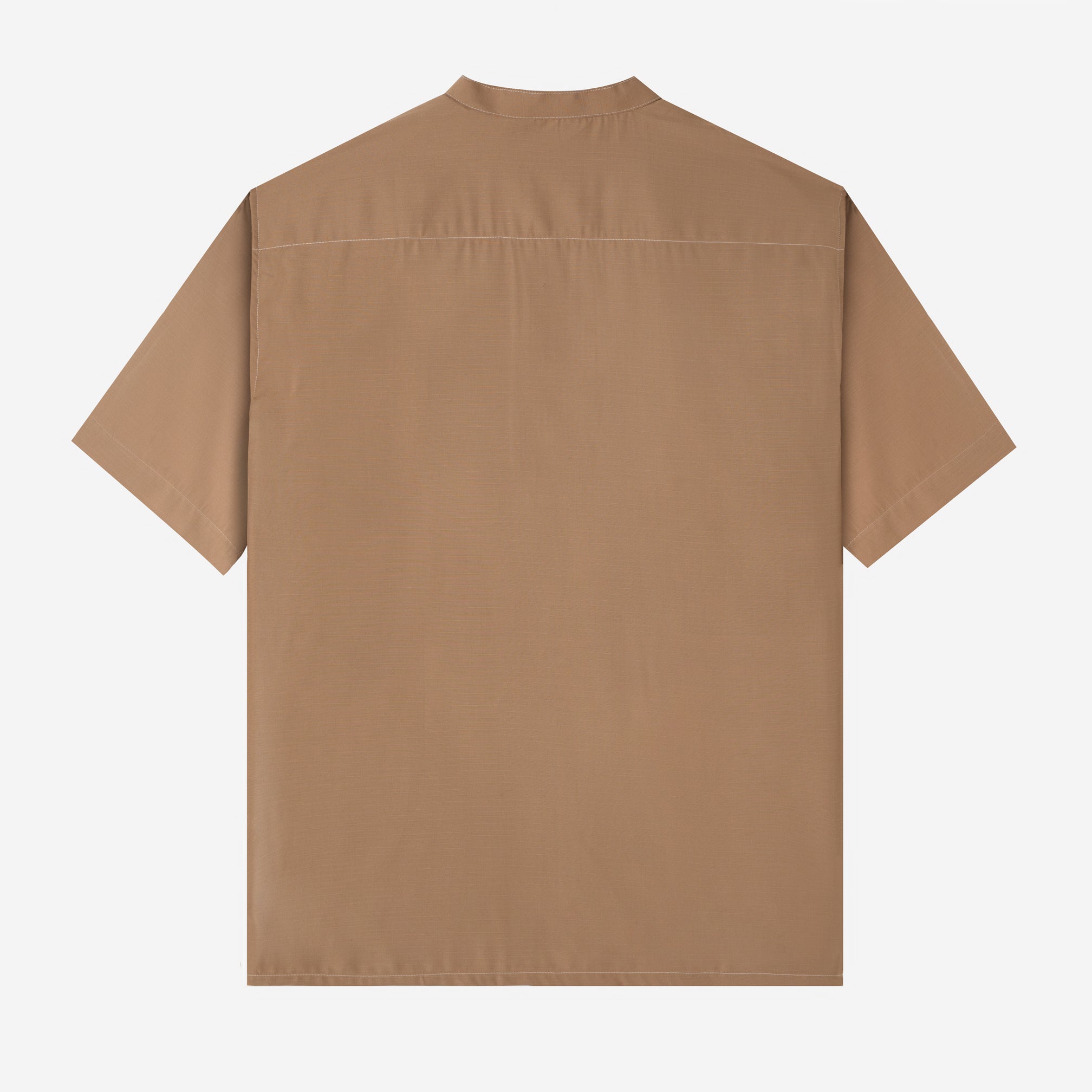 Zahr Shirt Short Sleeve - Light Brown