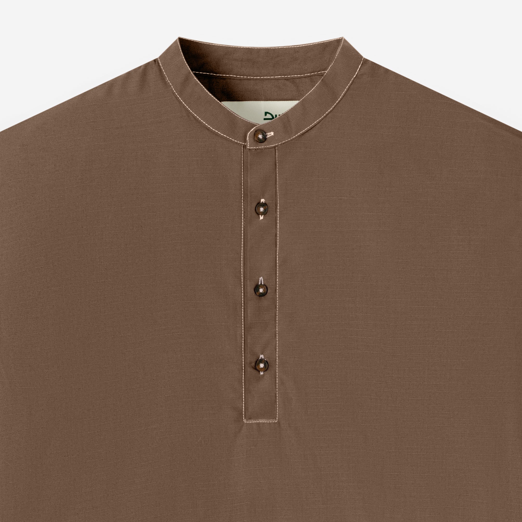 Zahr Shirt Long Sleeve - Brown