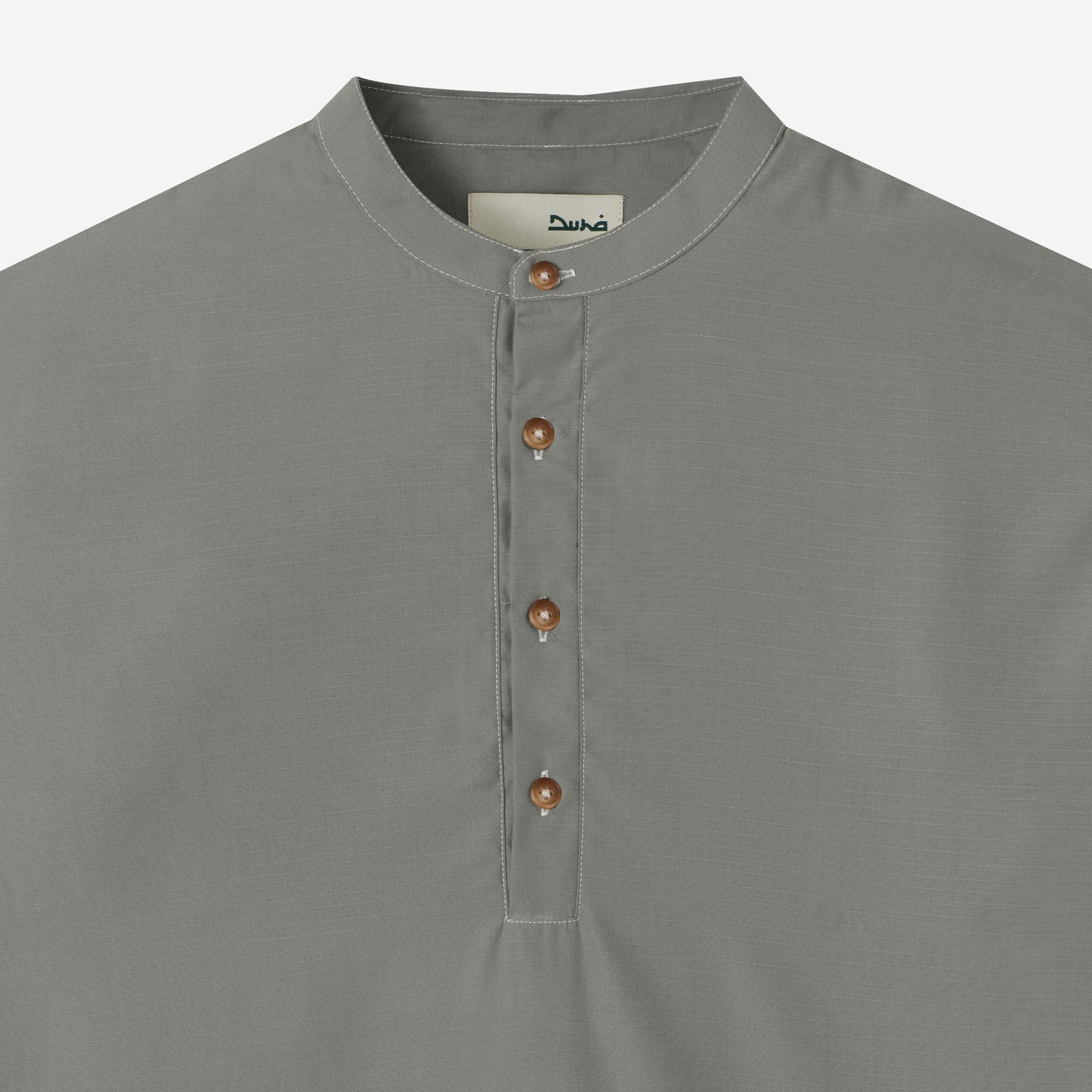 Zahr Shirt Long Sleeve - Cold Grey