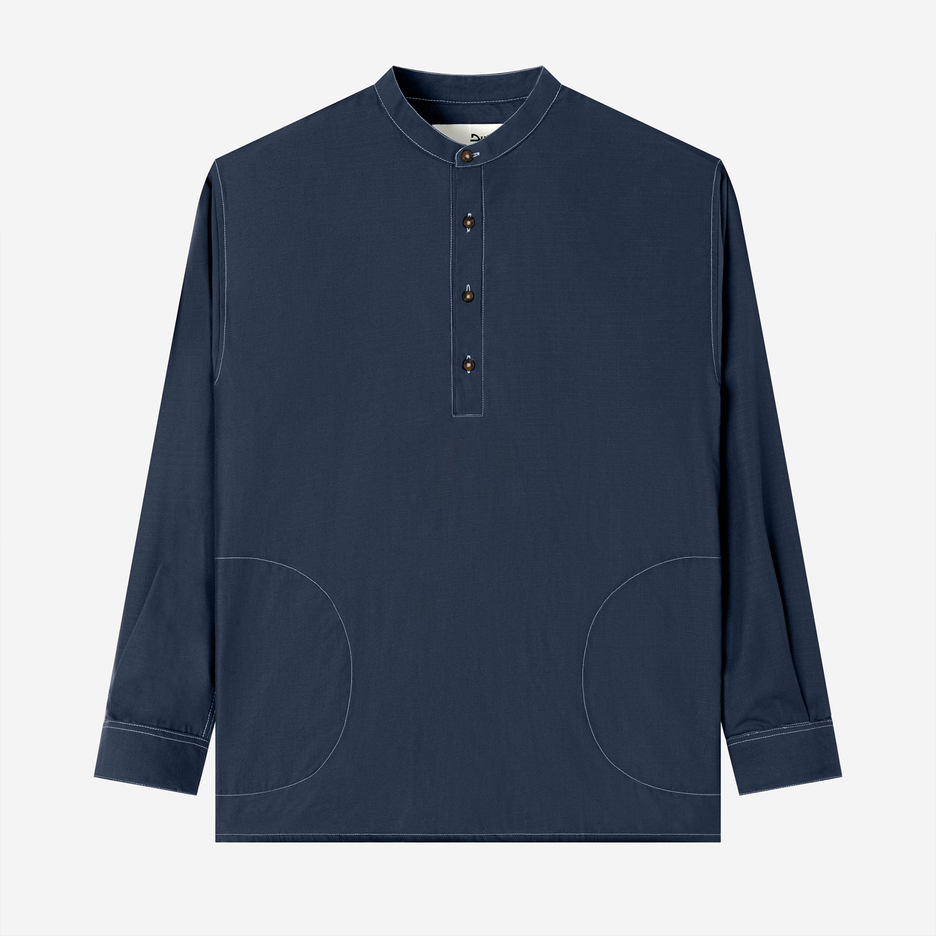 Zahr Shirt Long Sleeve - Navy